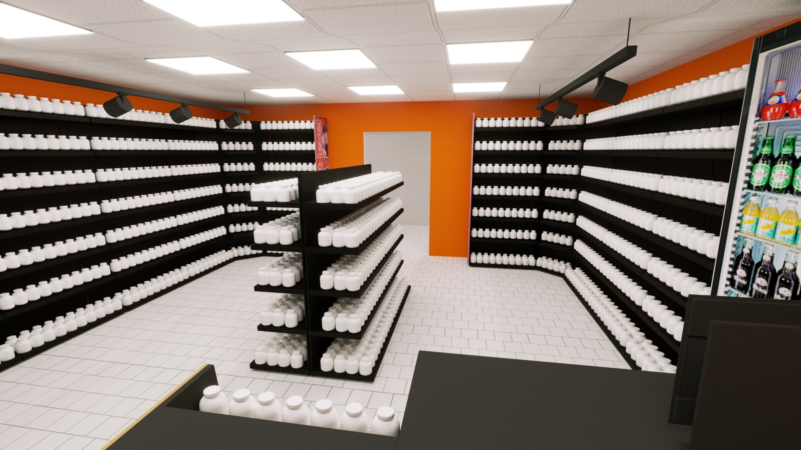 Визуализация магазина спортивного питания