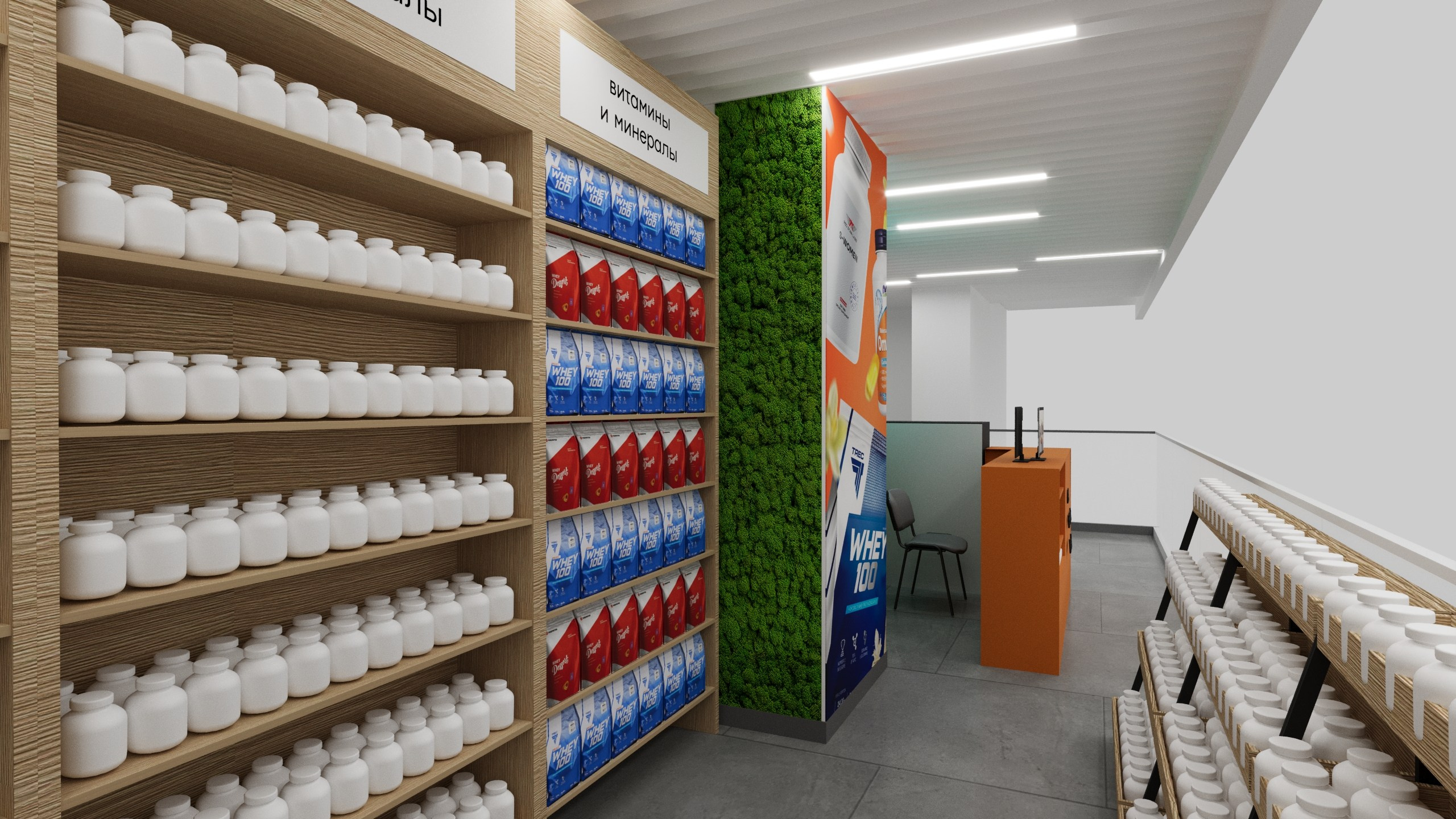 Визуализация магазина в торговом центре