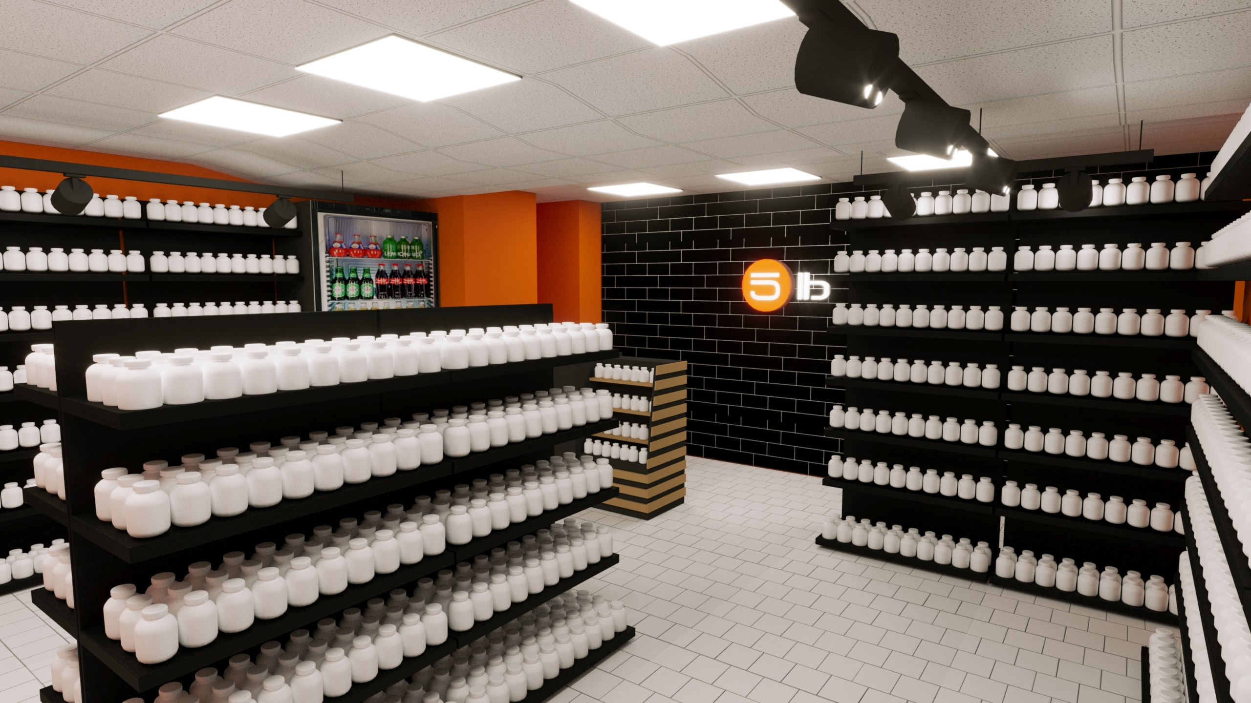 Визуализация магазина спортивного питания