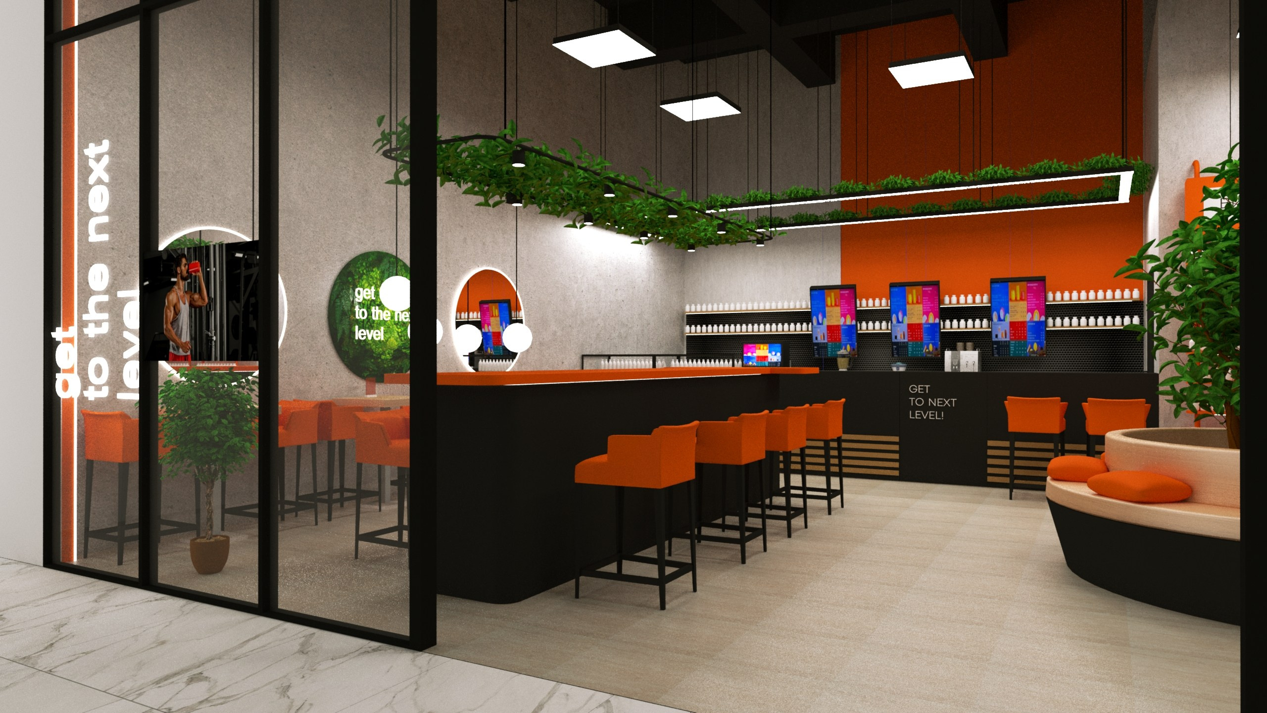 Визуализация магазина спортивного питания