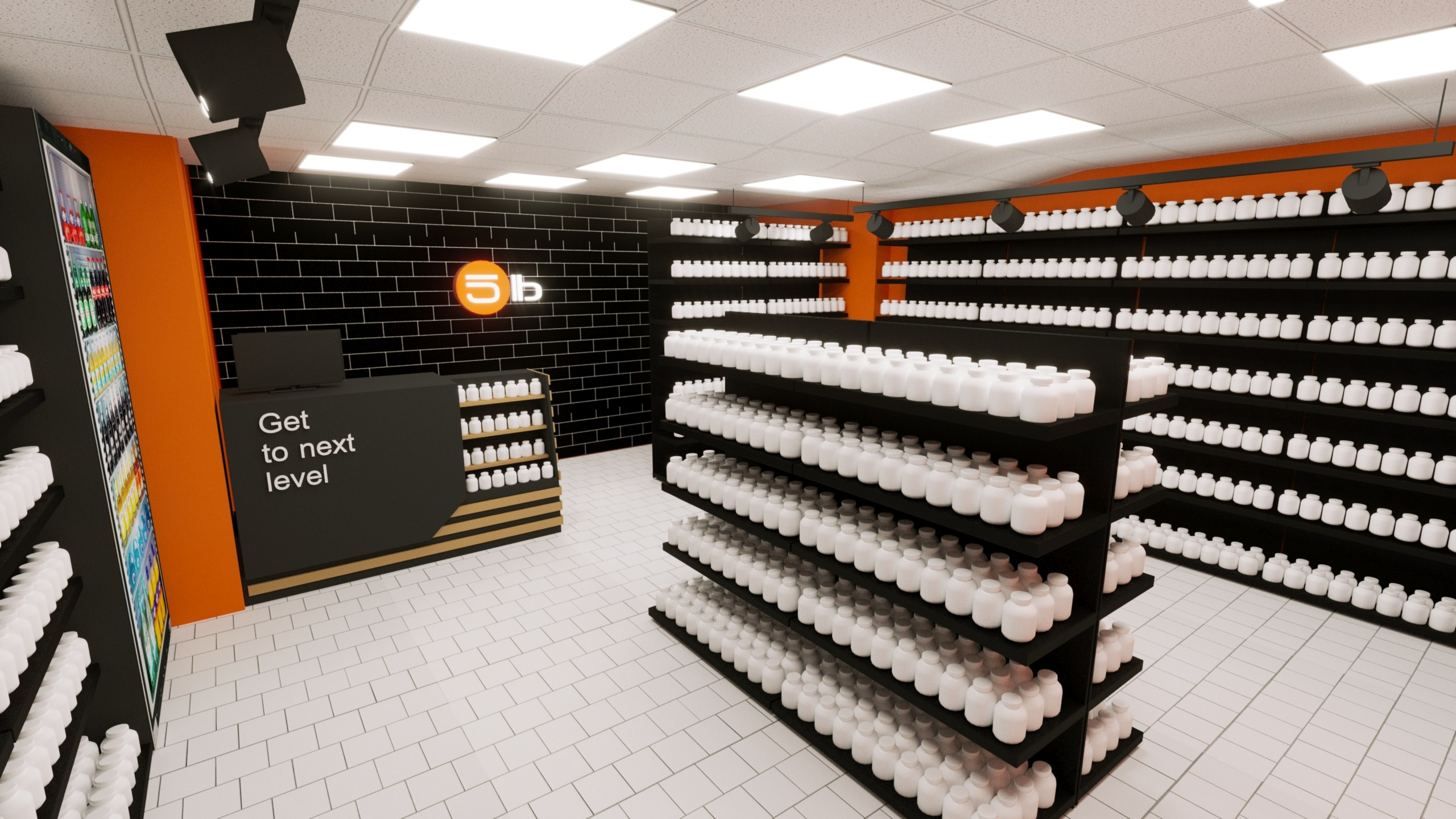 Визуализация магазина спортивного питания