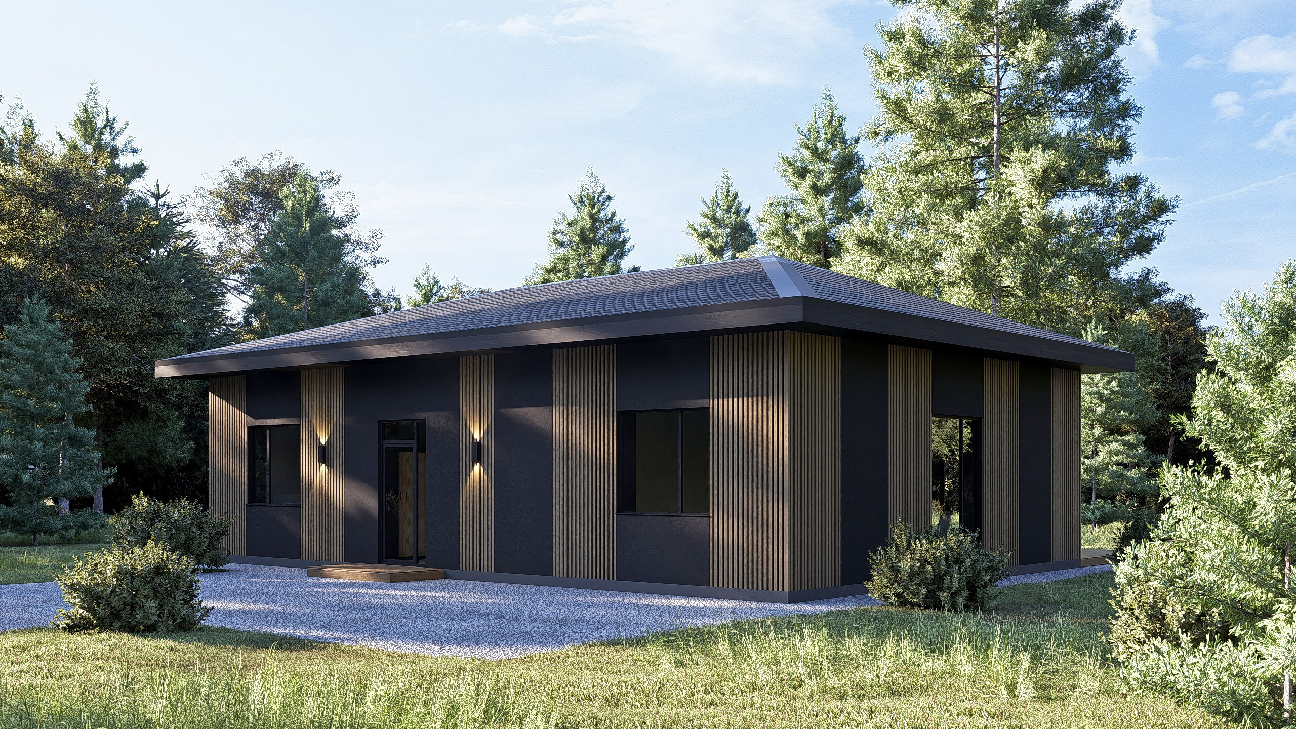 Прочный и надежный дом серии от ГК "БыстроДом".