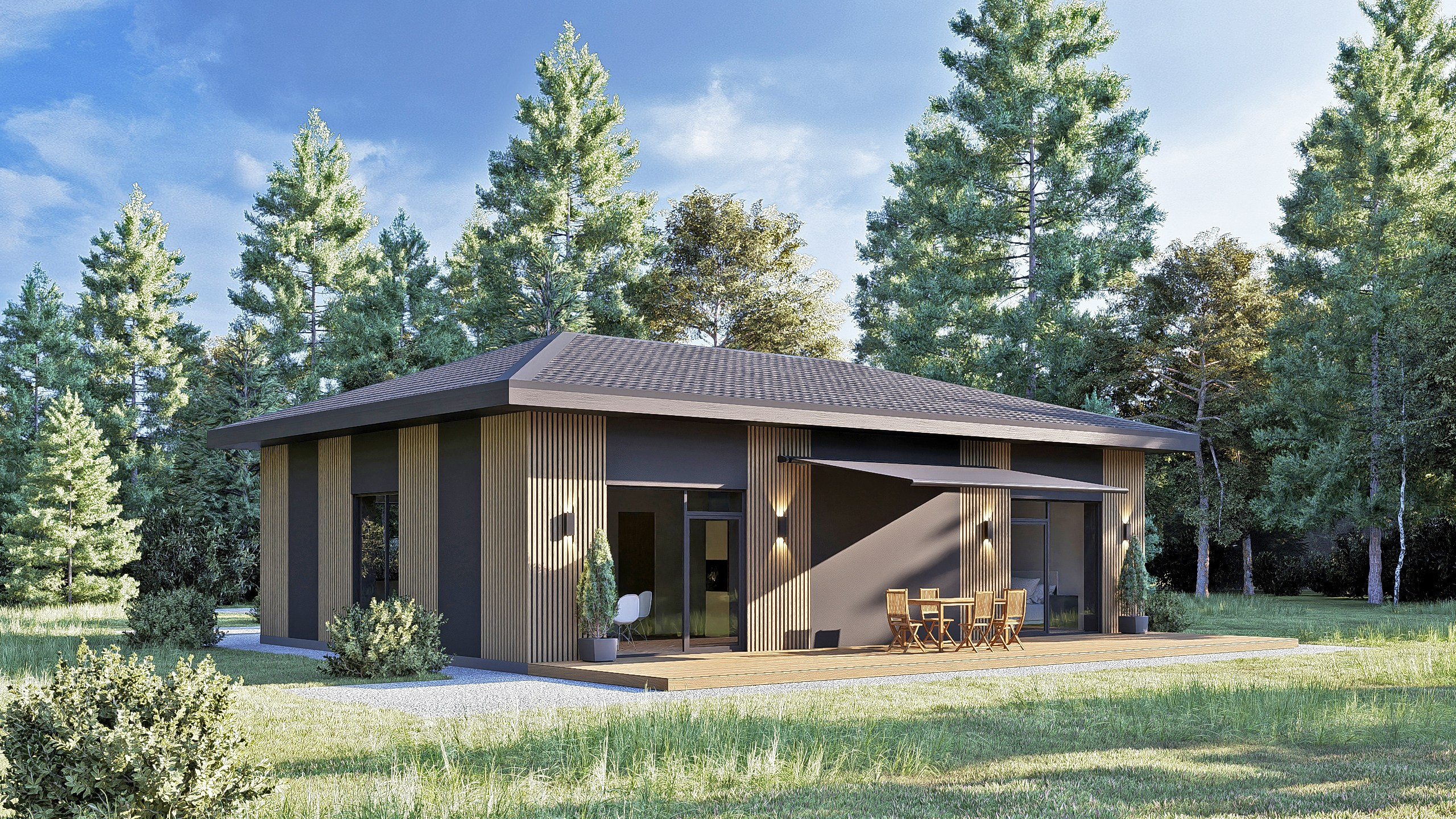 Домокомплект "КомбиДом 105", входная группа.