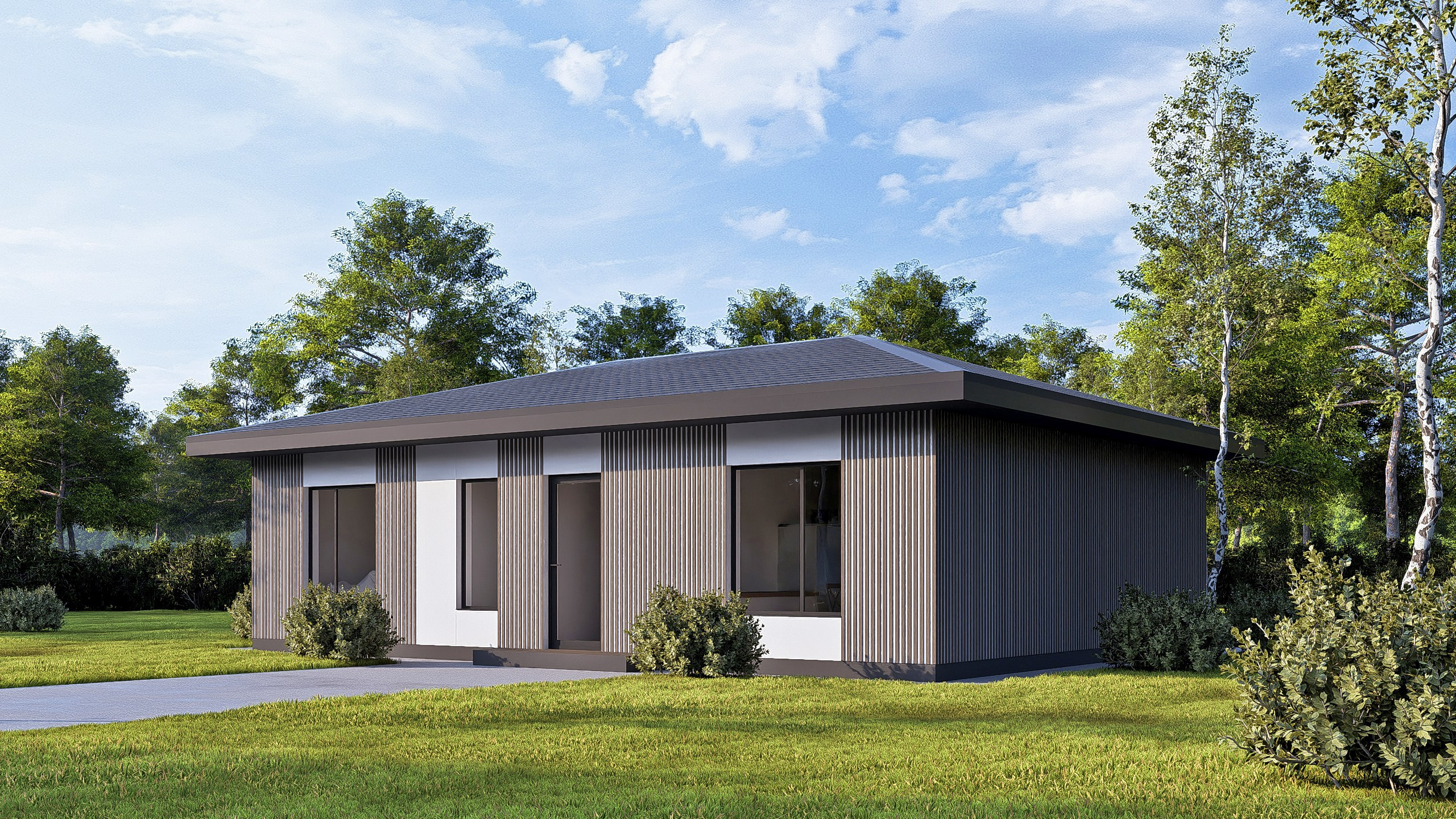 Современные технологии строительства, дома серии "КомбиДом 105" от ГК "БыстроДом"