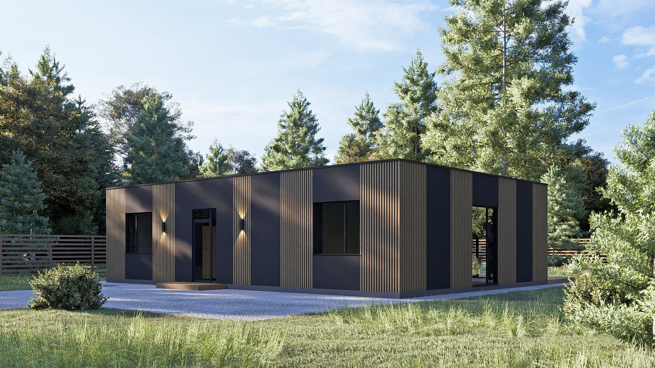 Дом серии БыстроДом 120 , вид сверху