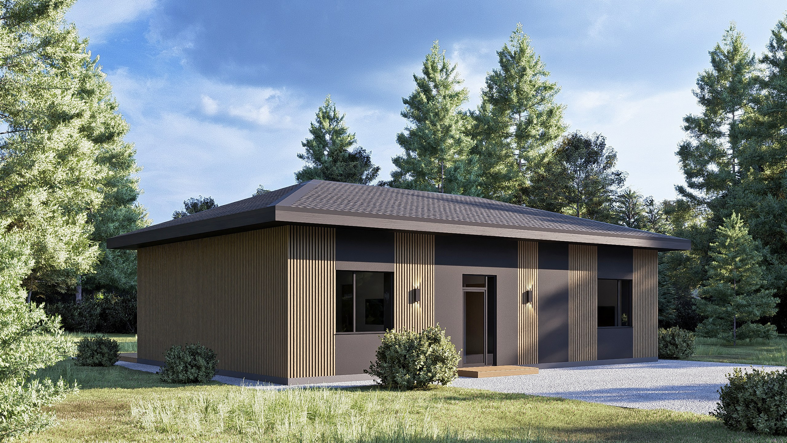 Домокомплект серии Калифорния от ГК "БыстроДом"