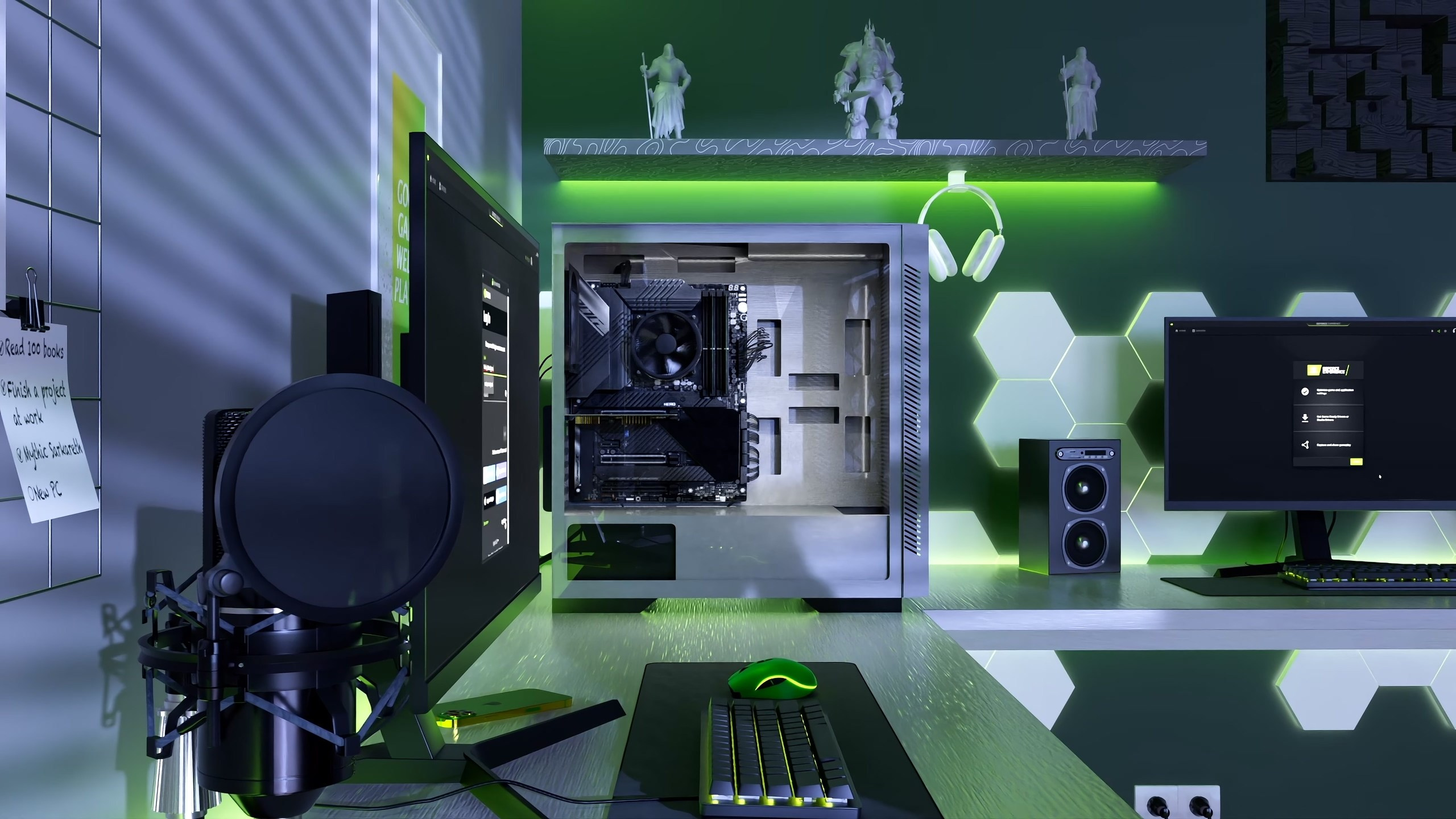 3D моушн проект в стиле NVIDIA — рекламная CGI-анимация. 3D моушн дизайнер и CG-художник — визуализация, VFX | Павел Пермяков