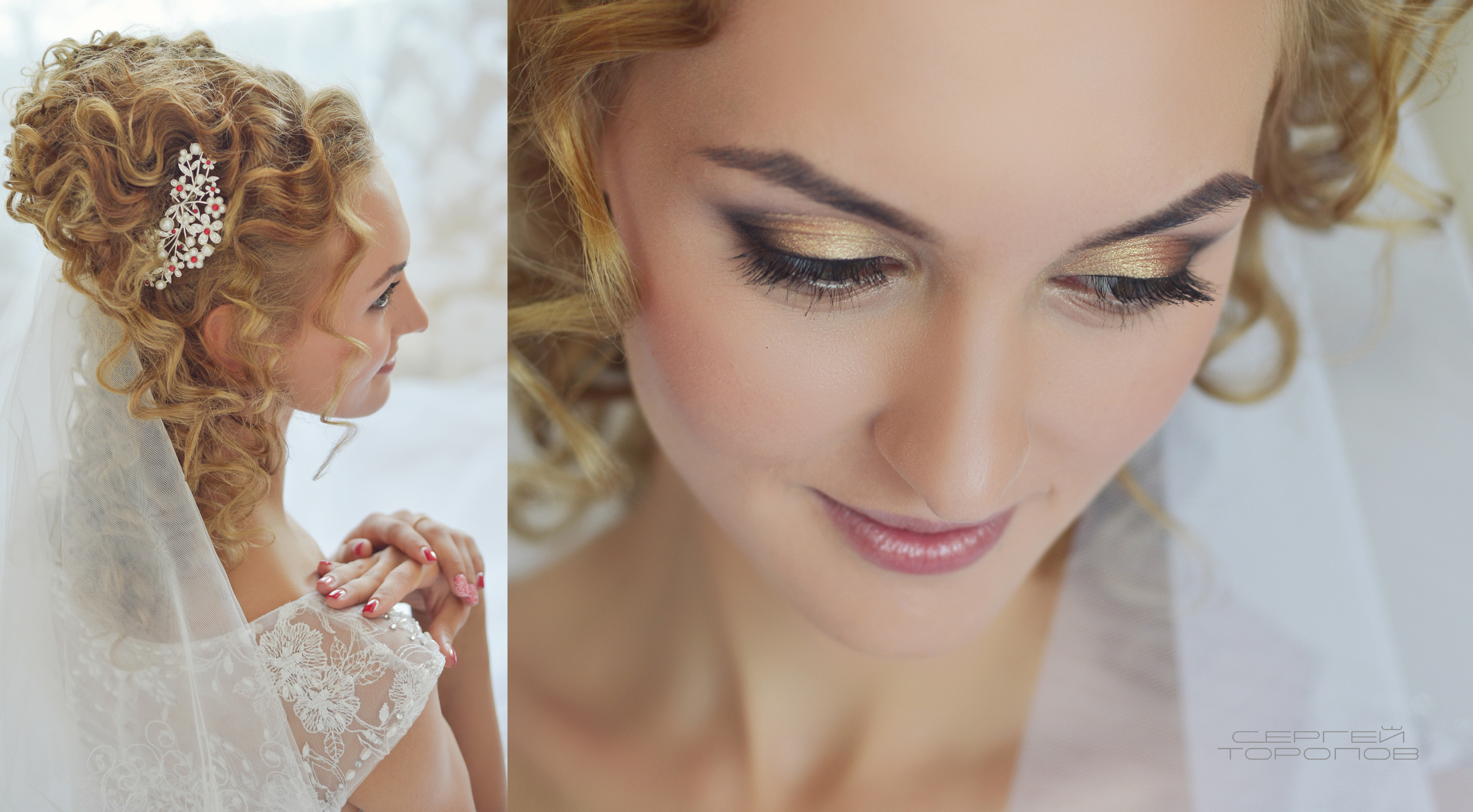 Макияж невесты, фотограф и визажист на свадьбу