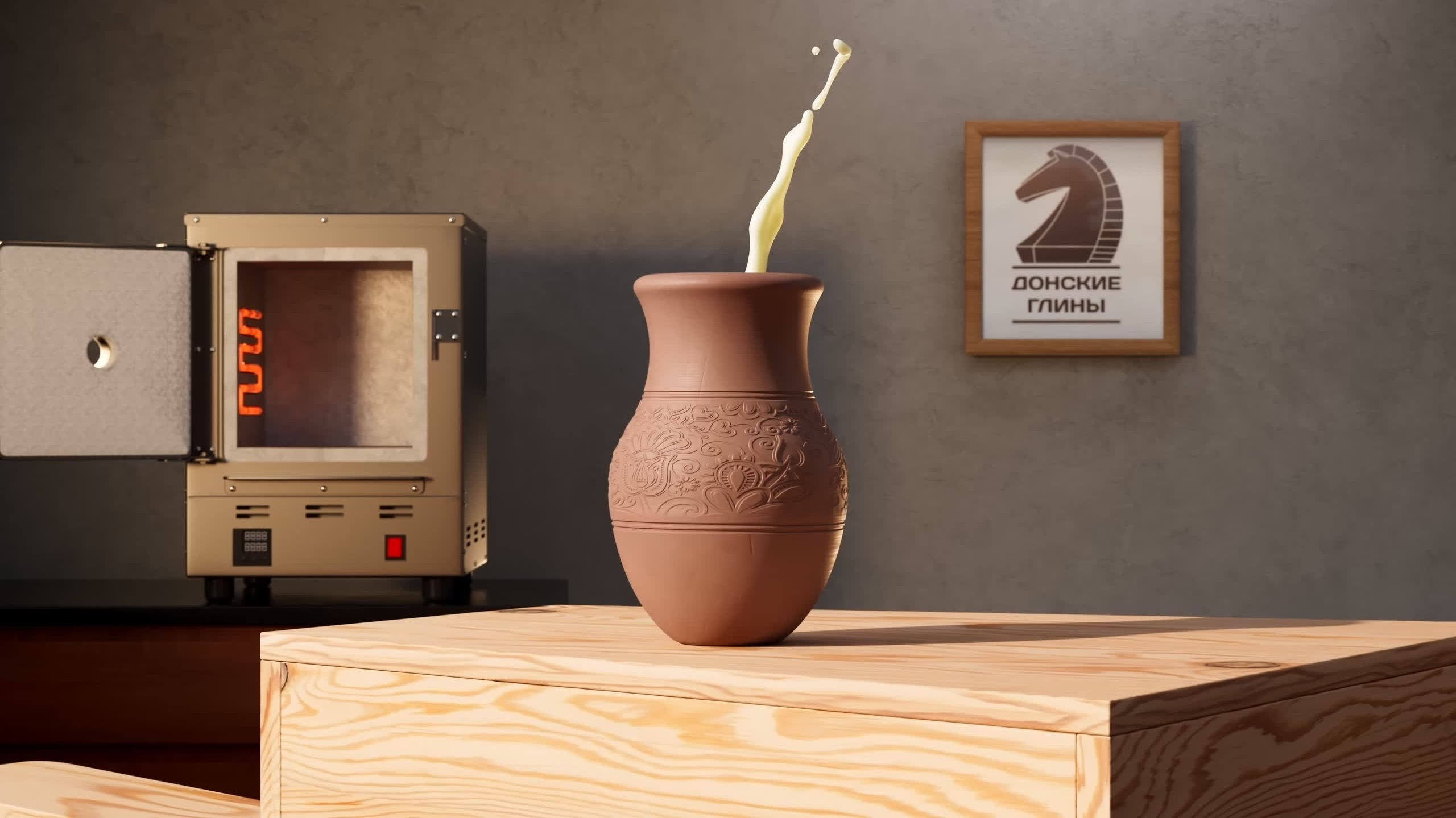 CGI-ролик для оборудования — визуализация муфельных печей. 3D моушн дизайнер и CG-художник — визуализация, VFX | Павел Пермяков