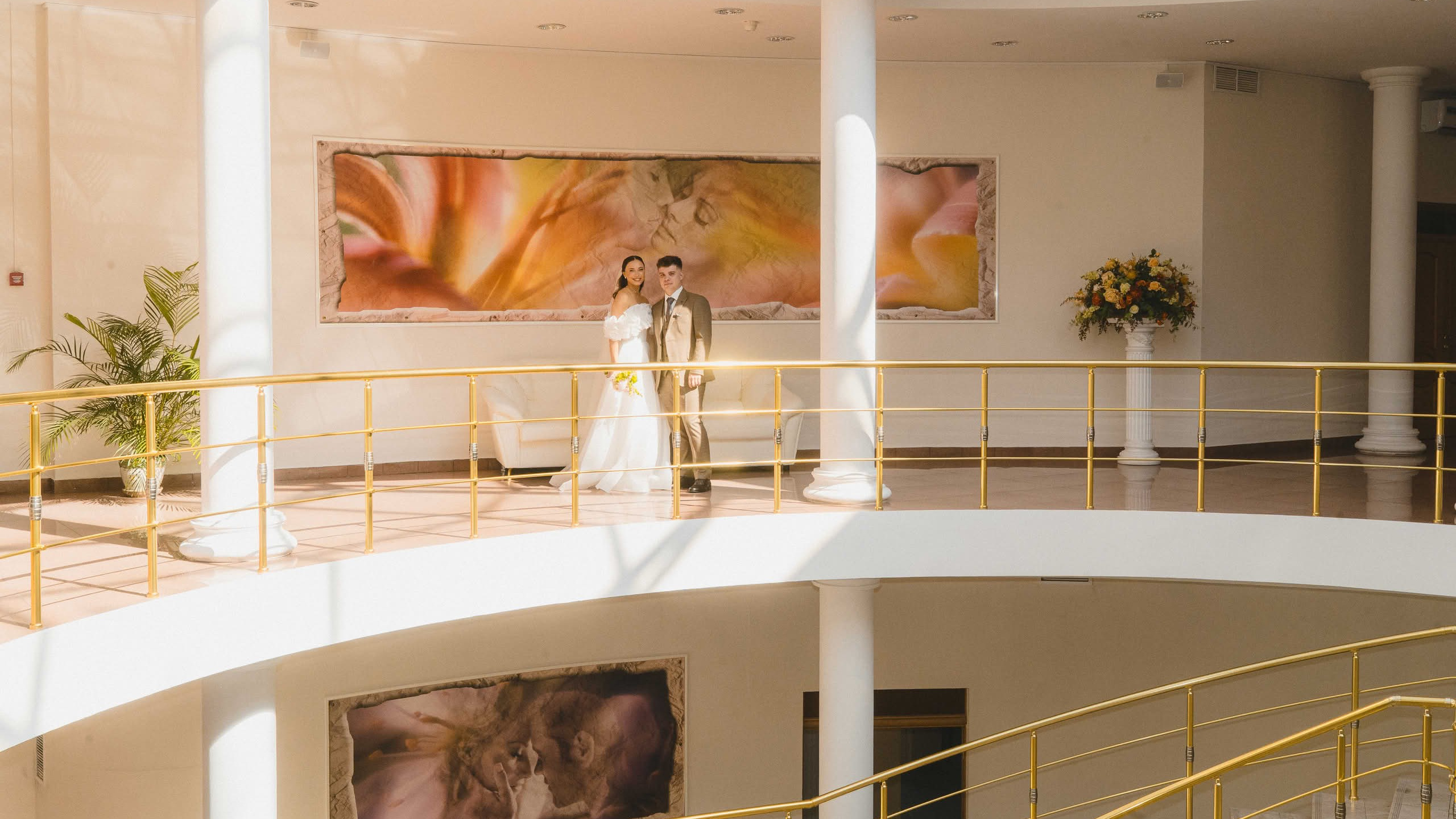 утро невесты Санкт-Петербург интерьер отеля съёмка сборов невесты