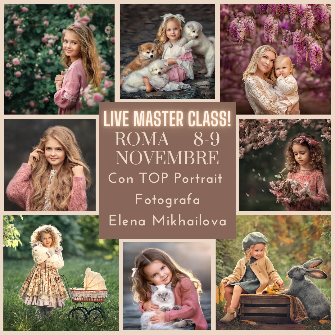 Master Classe in Roma 8-9 Novembre. Fotografa Elena Mikhailova