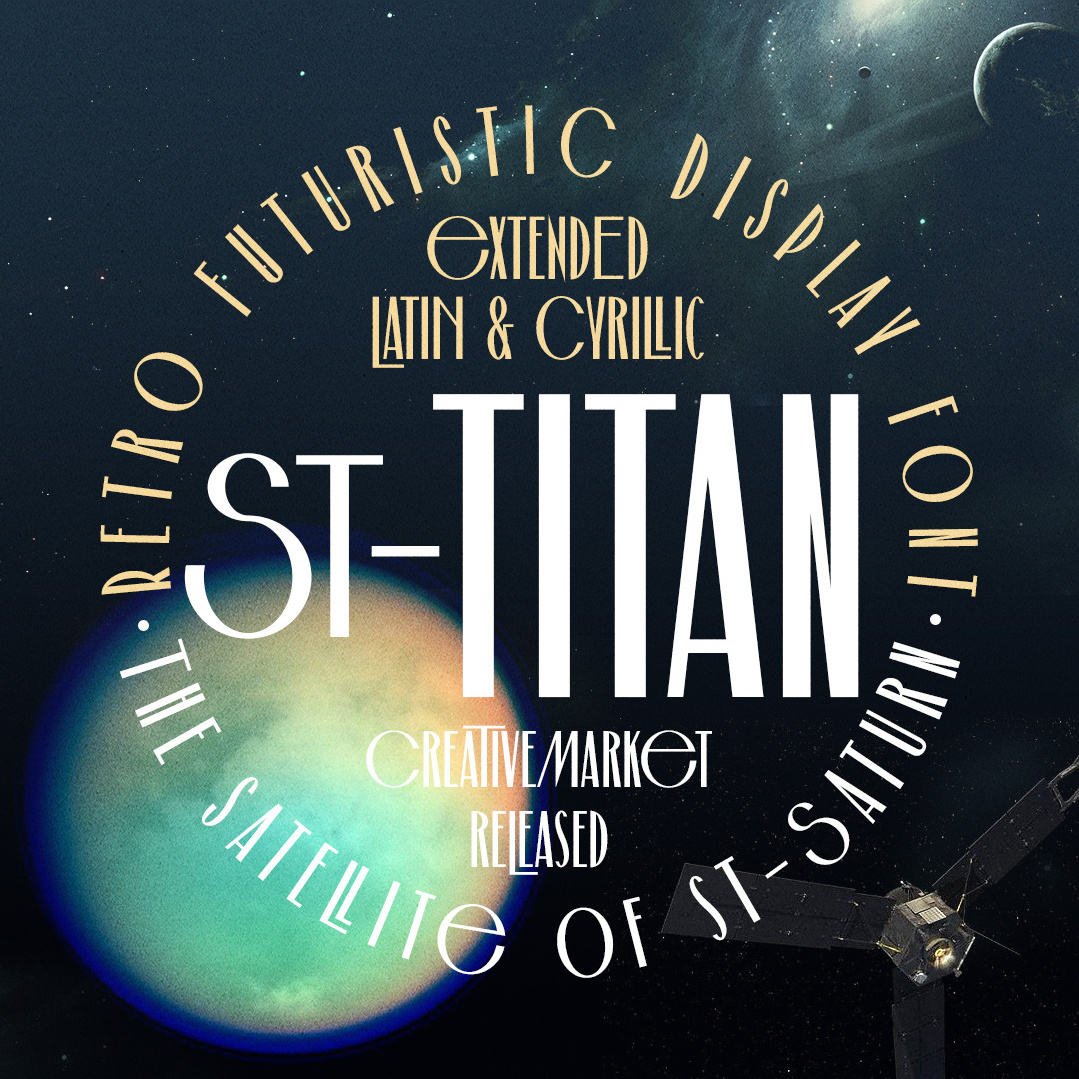 Soviet space fonts. Alexander Stan Shimanov