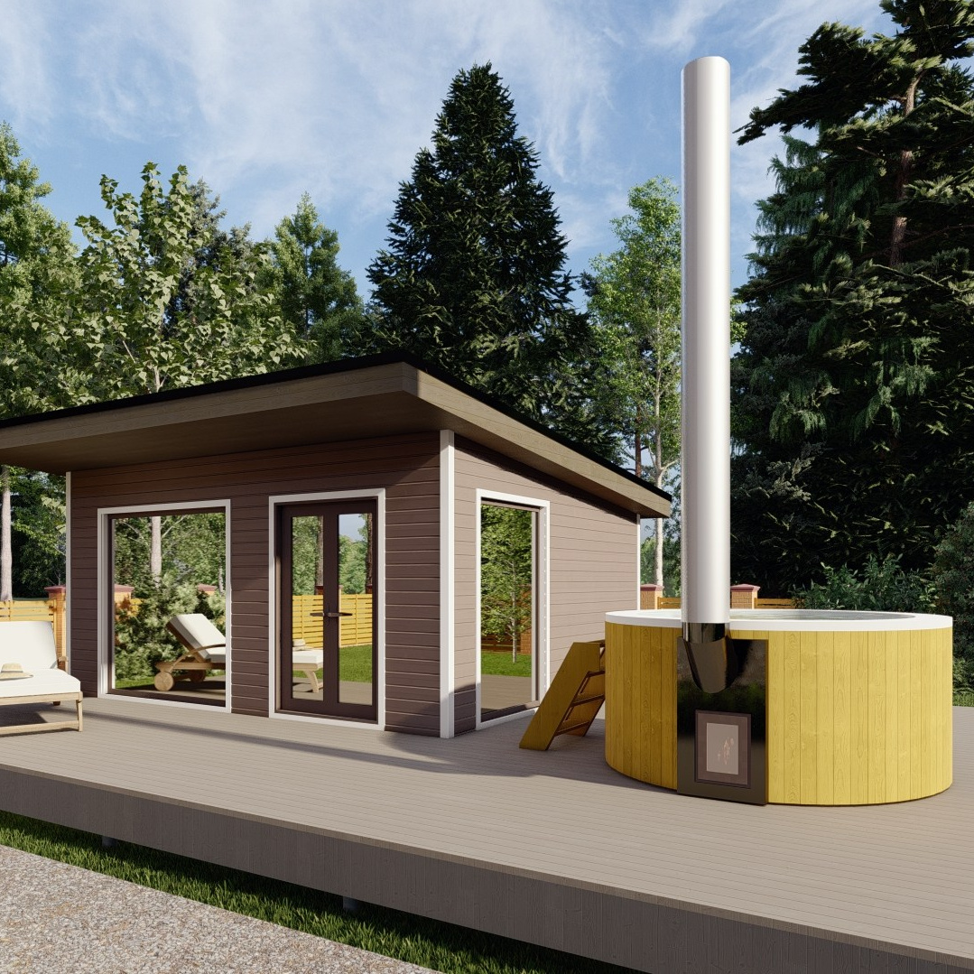 Баня Резиденция. Строительство модульных бань