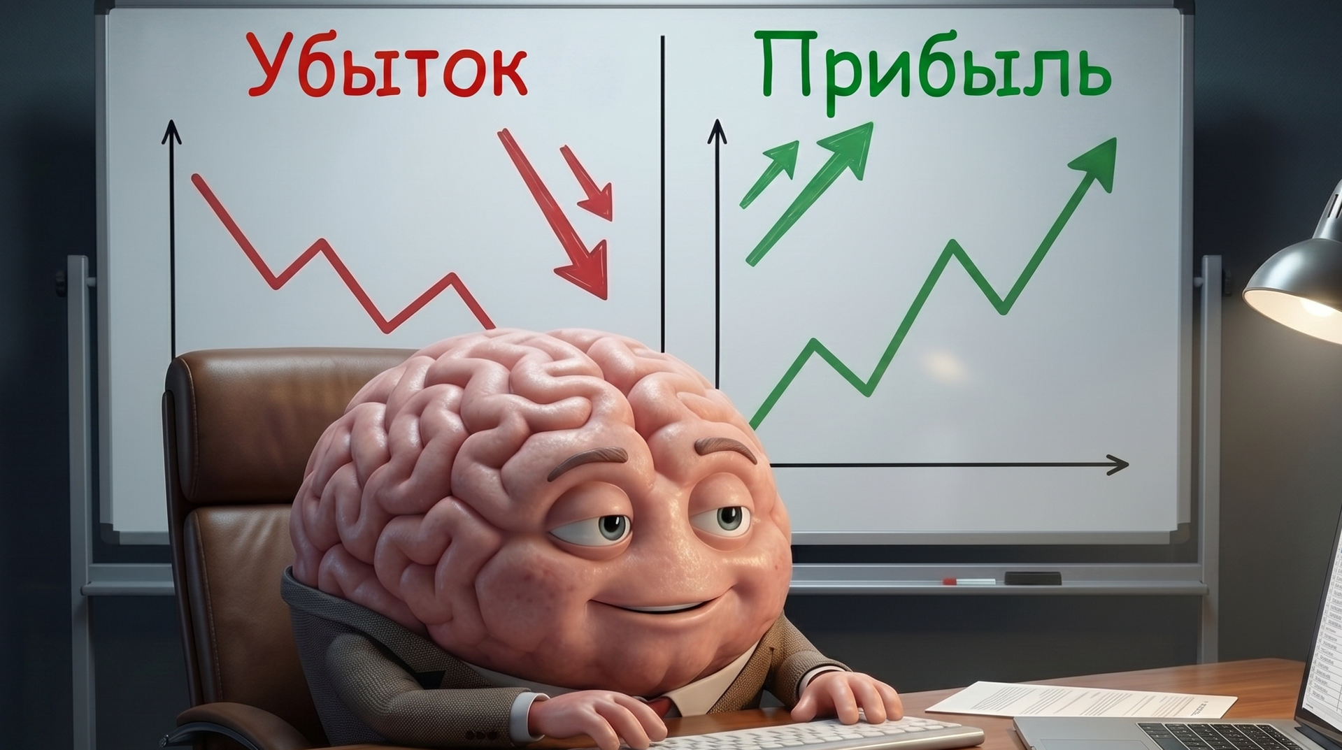 Создание имиджевого AI-видео для бизнеса с 3D-персонажем и инфографикой