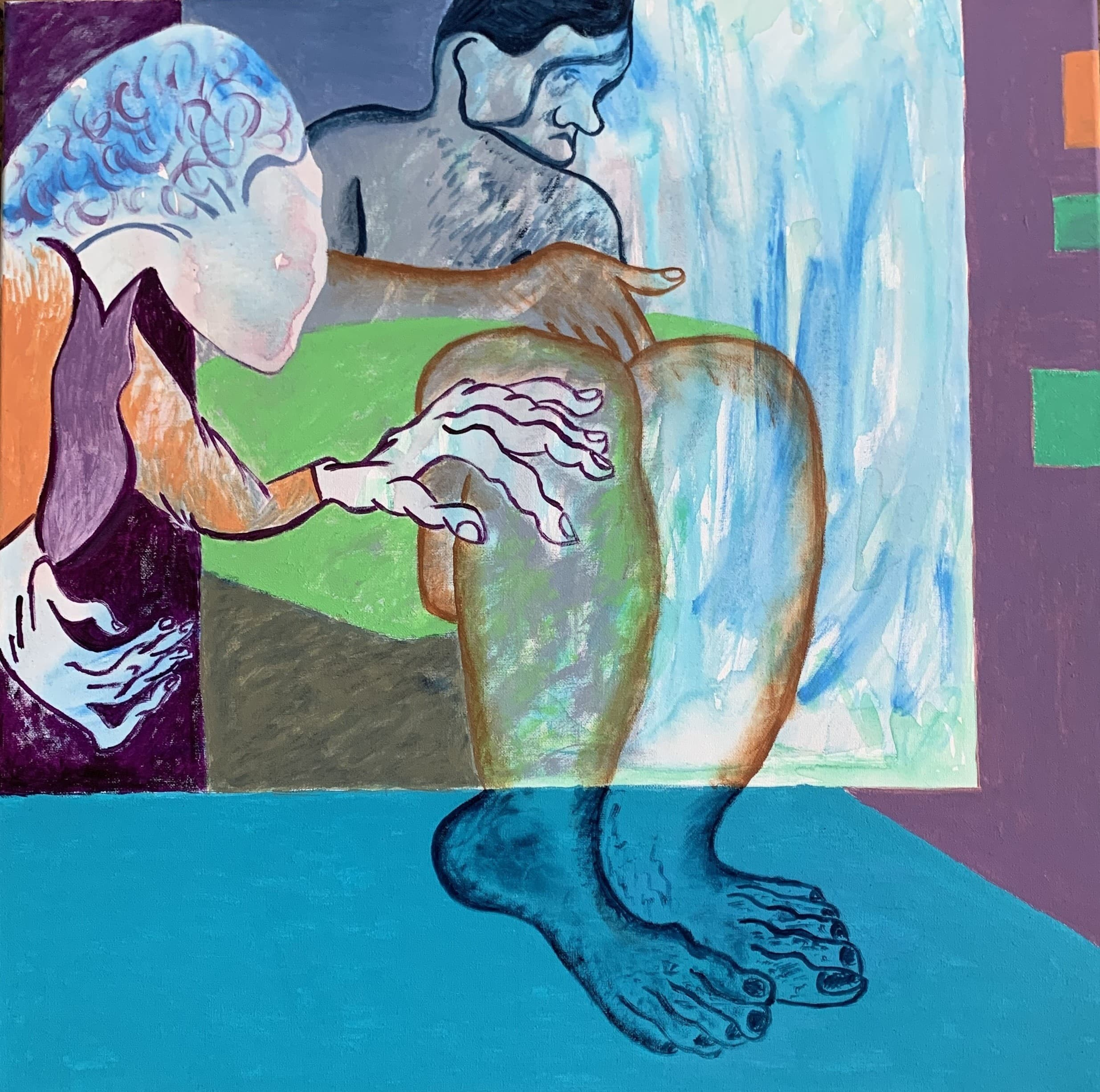 Люди и пространство. Artist Oleg Semenovykh