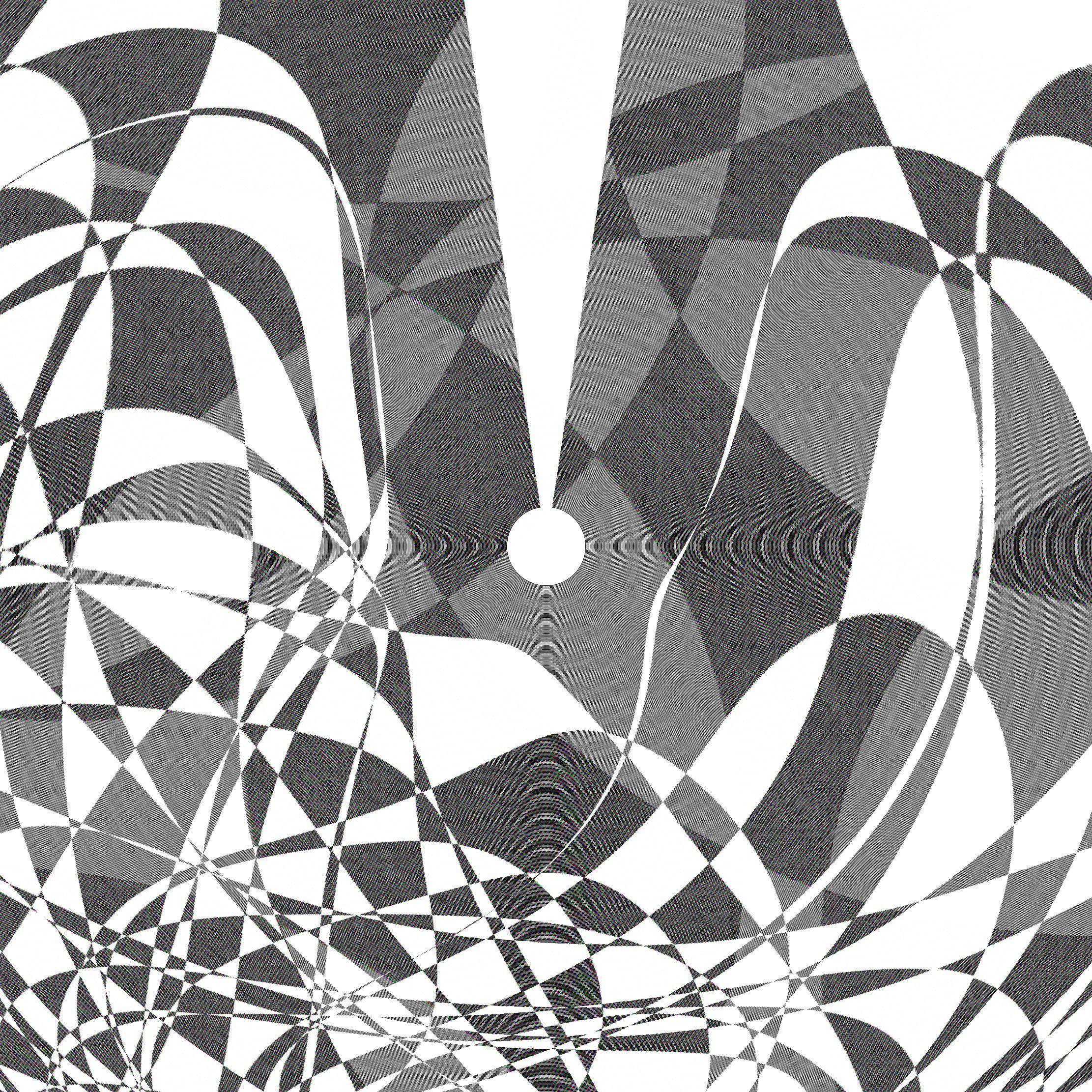 Abstractionism of a tube TV № 09050. Roman Hodirev is an esoteriologist, multidisciplinary artist, photographer and musician. Saint Petersburg, Riga