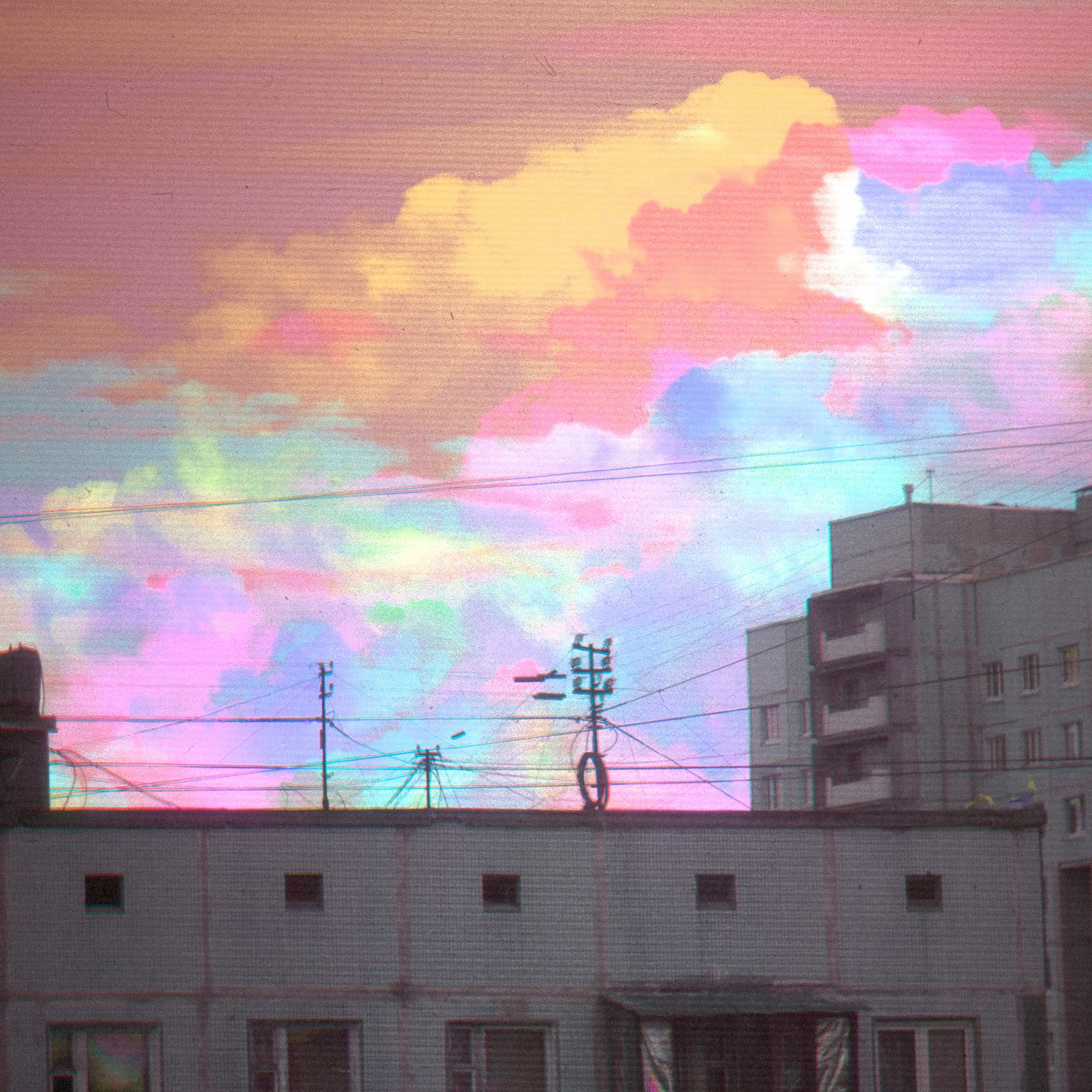 Созерцание хроно-дрейфа облаков № 0001. Роман Ходырев — эзотериолог, художник, фотограф и музыкант. Санкт-Петербург, Рига