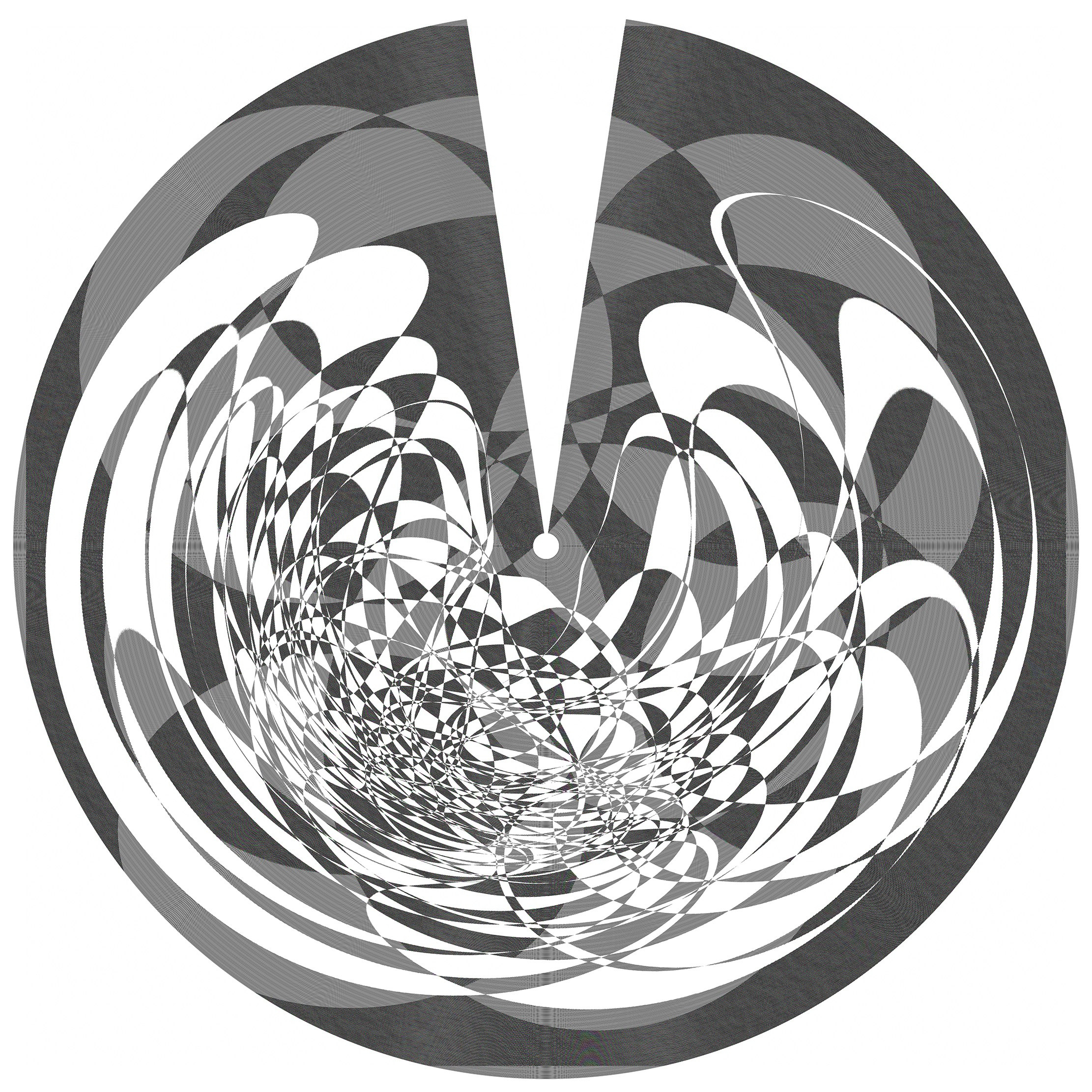 Abstractionism of a tube TV № 09050. Roman Hodirev is an esoteriologist, multidisciplinary artist, photographer and musician. Saint Petersburg, Riga