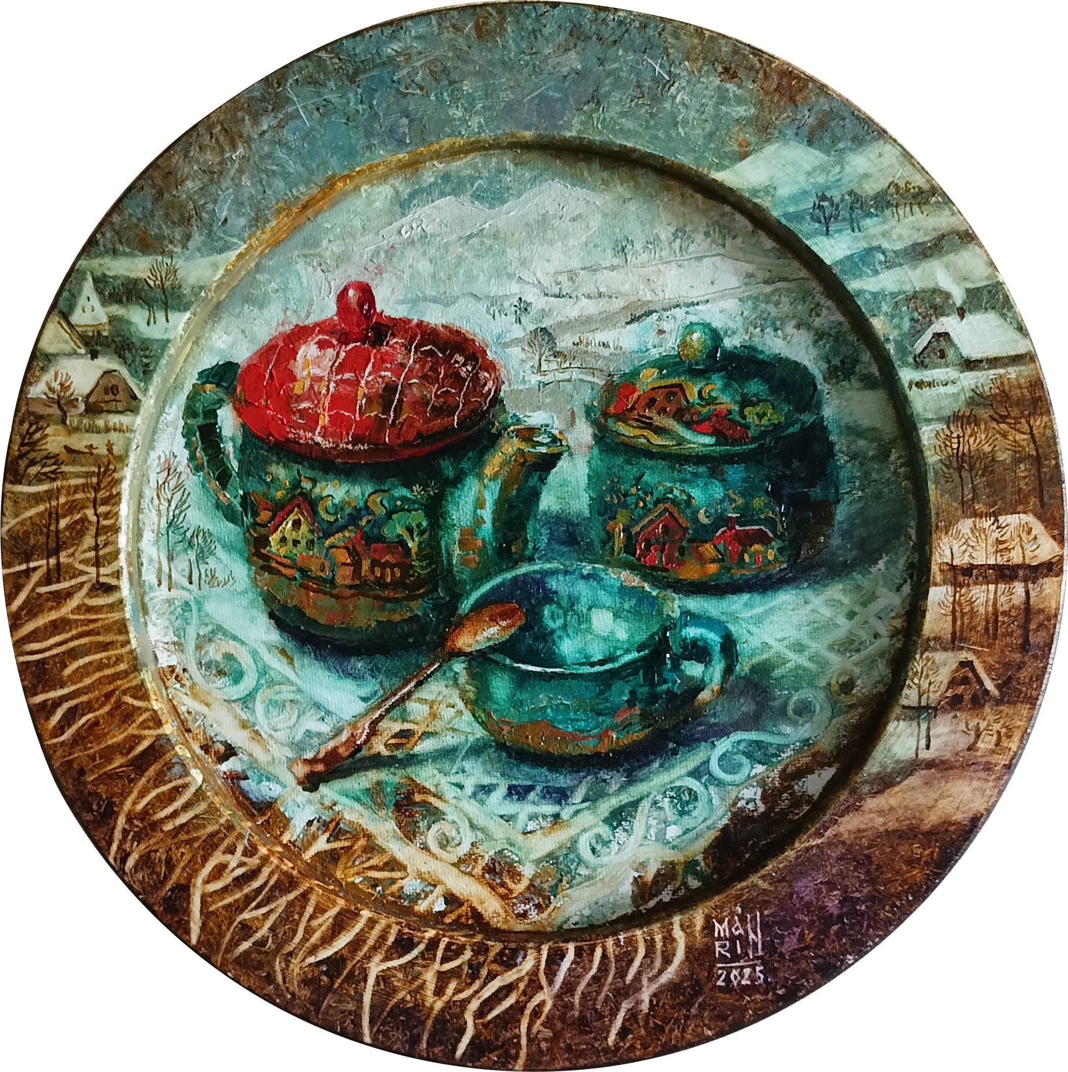 Новосельская Марина галерея картин. НТОХ  «КОЛЛАЖ»