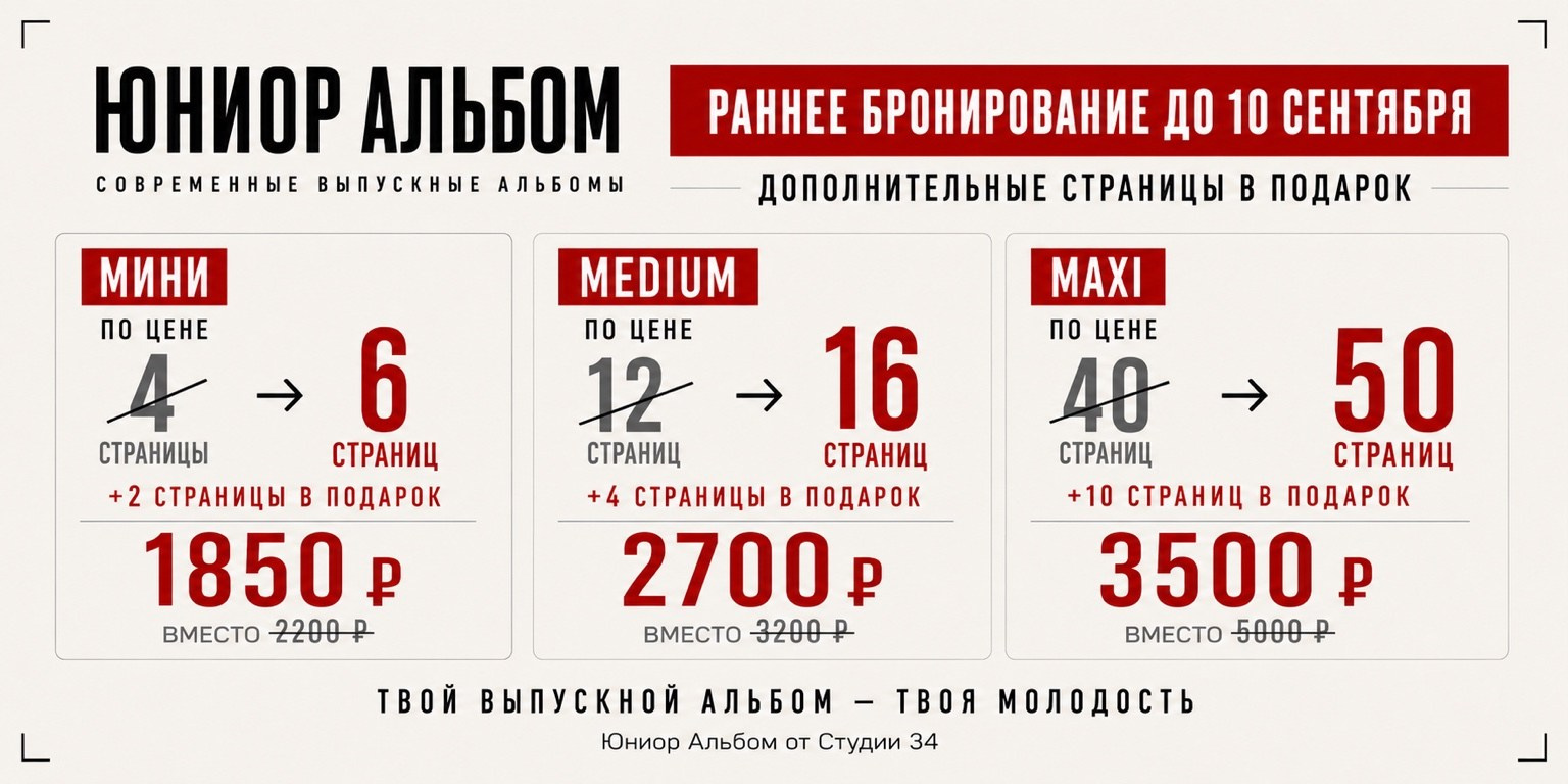 Современные выпускные альбомы — Юниор Альбом