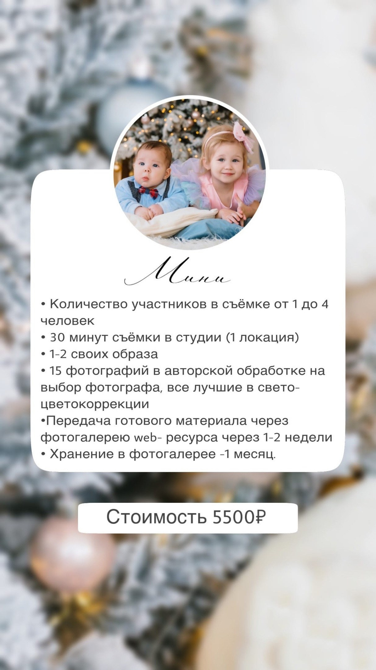 Семейные новогодние съёмки. Фотограф Бурятии София Андриянова