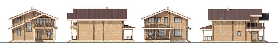 «Ватутинки» 277 кв. м. Проекты деревянных домов