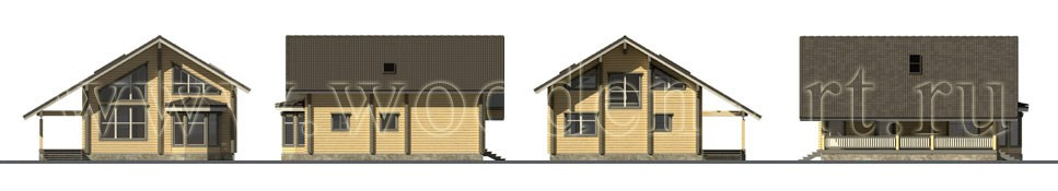 «Истра» 255 кв. м. Проекты деревянных домов