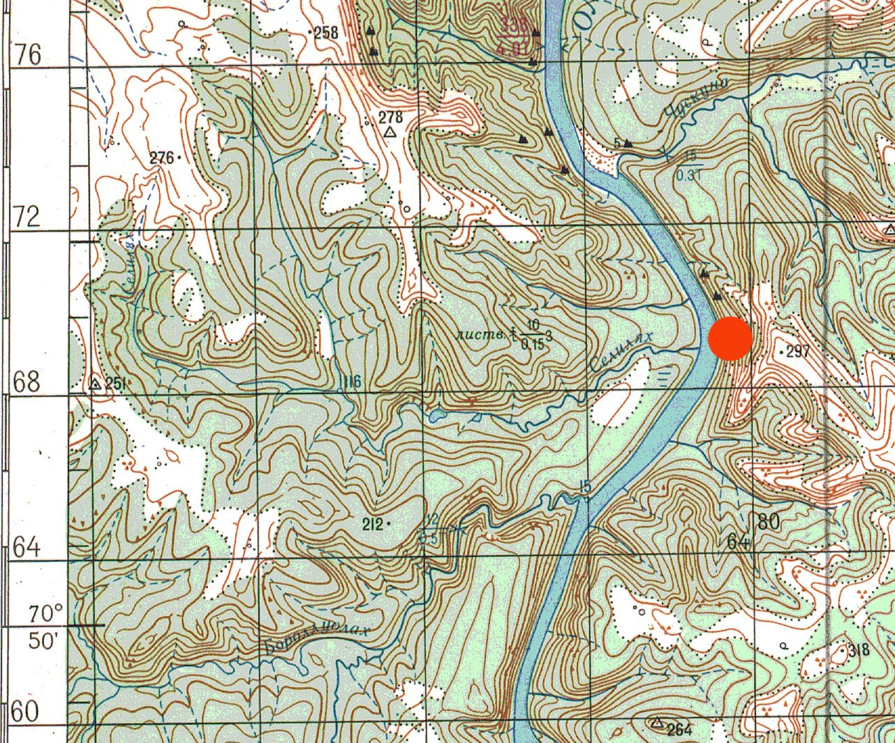 Река Оленёк, нижнее течение