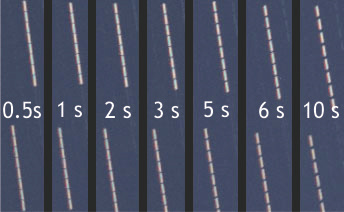 Откуда появляются дырки в звездных треках?. Фотограф Константин Шамин