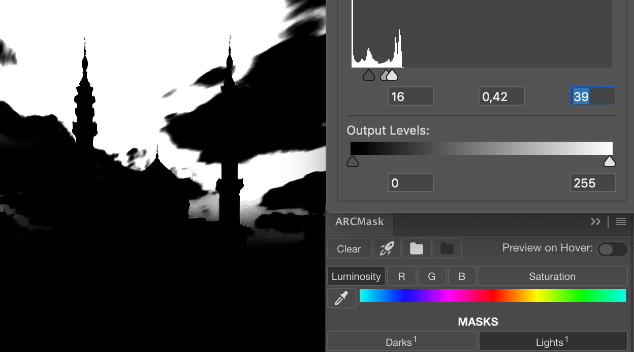 Яркостные маски [3/6]. Описание ARCPanel. Фотограф Константин Шамин