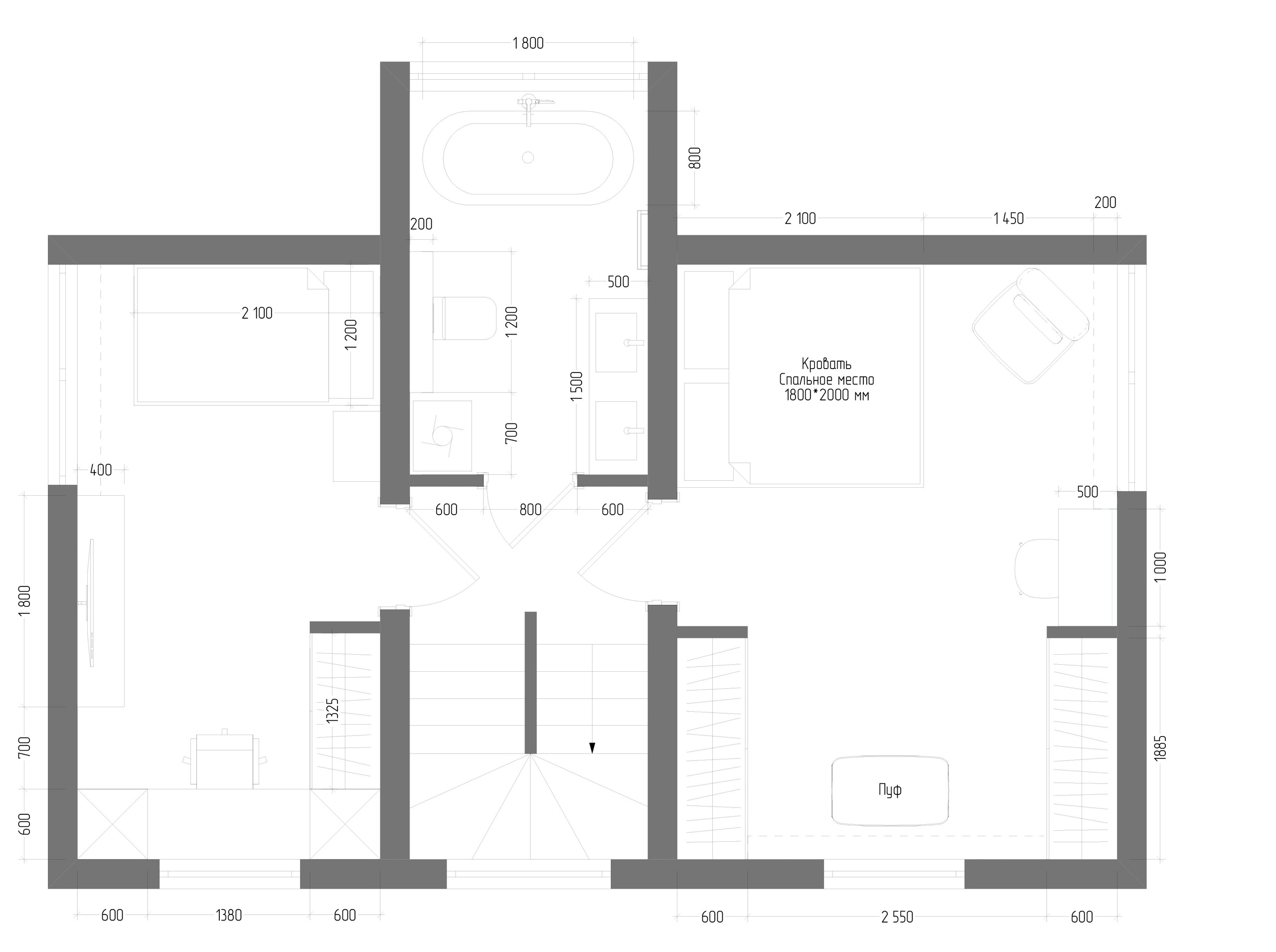 Проект Куркино. Artstudio17 Дизайн-студия Ирины Чабан в Москве