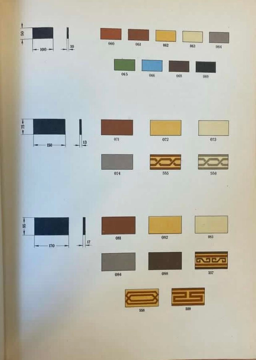 Каталог Главстройкерамика. Метлахская плитка парадных Санкт-Петербурга