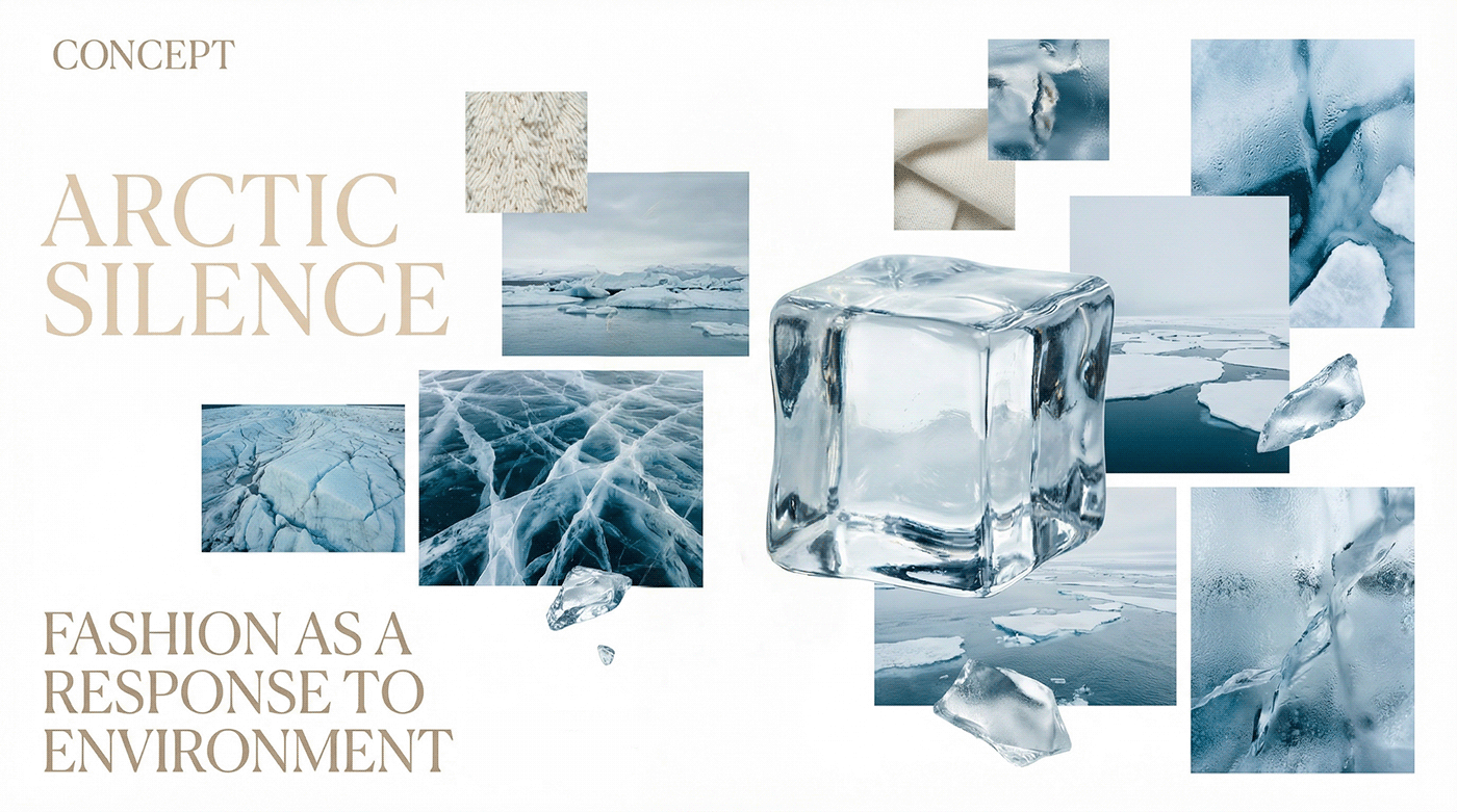 ICE SILENCE — AI Fashion Editorial. Bakunpost | AI-фото и нейрофотосессии для брендов