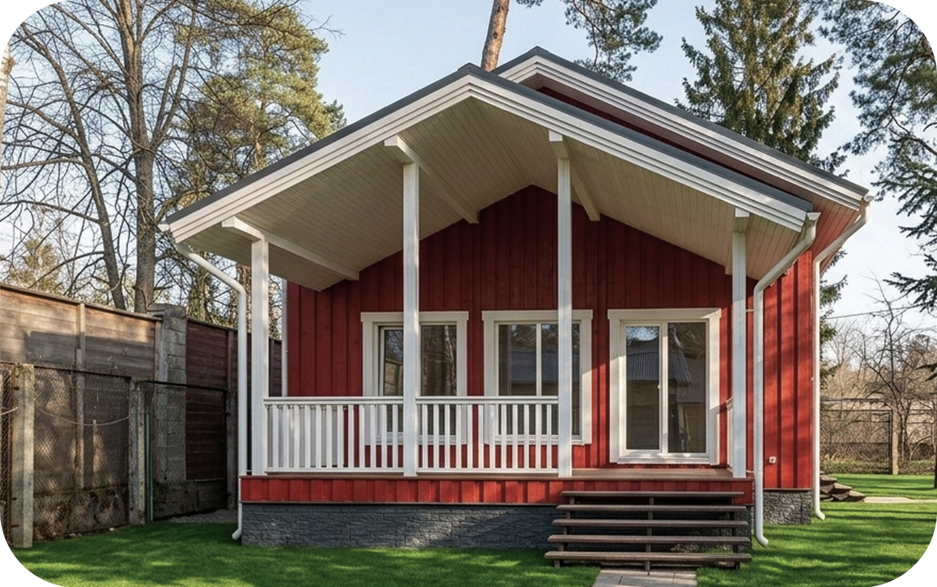 Реализованные проекты. С. Строй | Строительство каркасных домов, бань и мангальных зон под ключ. Фиксированная смета. Москва и МО