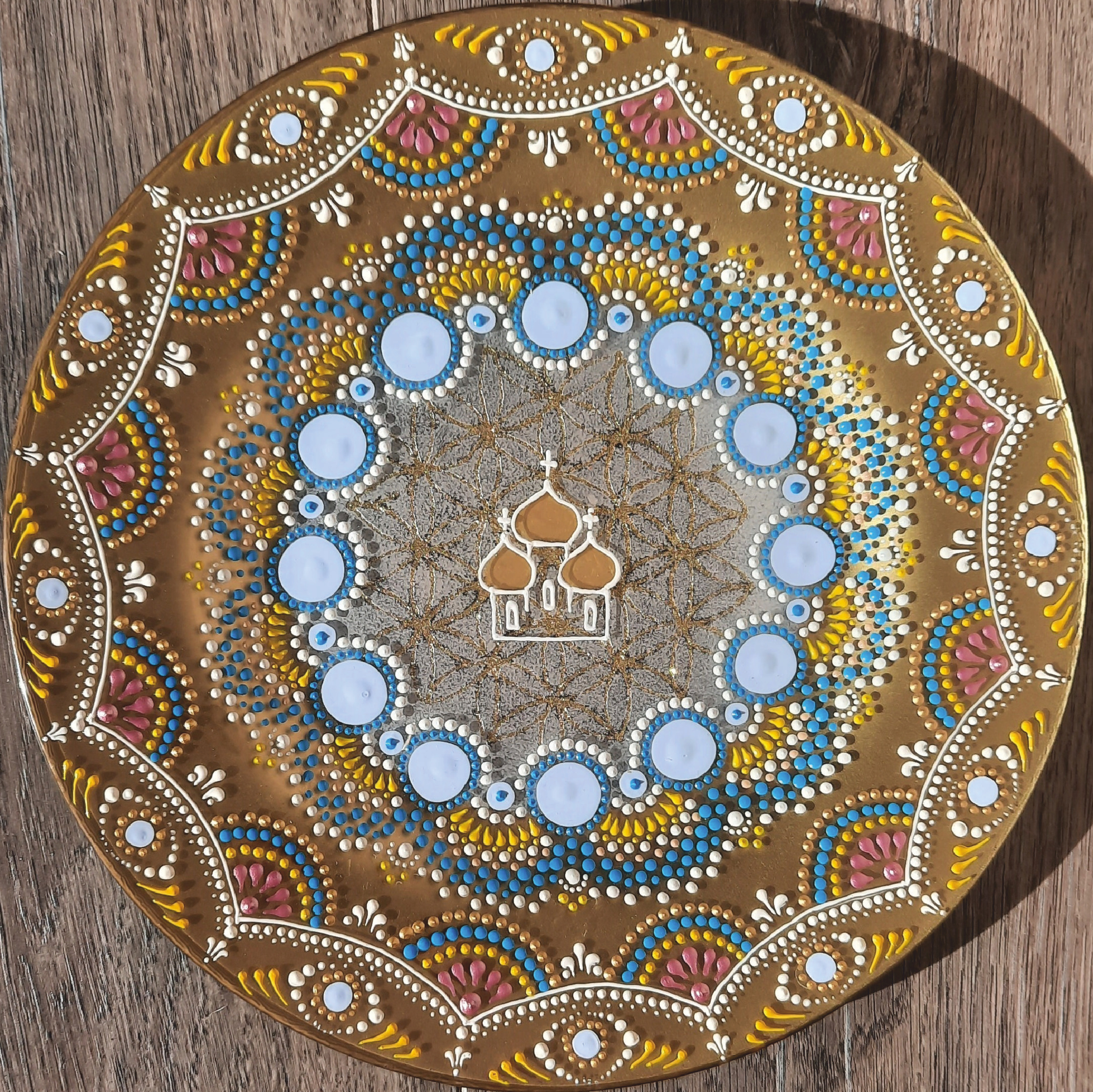 МАГАЗИН — «Храм» Мандала на тарелочке. Свет Мандал Светланы Филимоновой