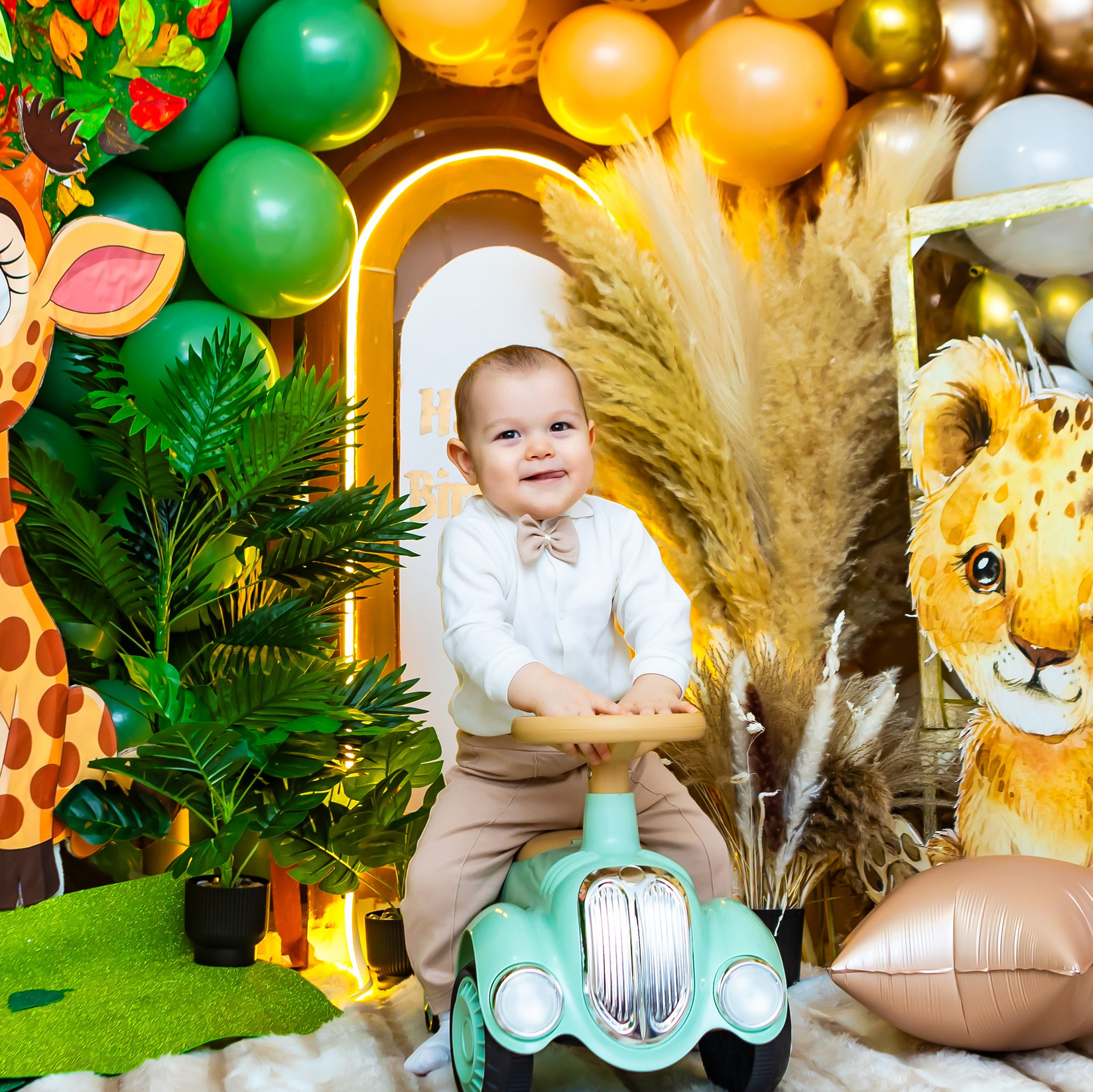 Фотозона Сафари. Детская фотостудия «Чудо малыш»