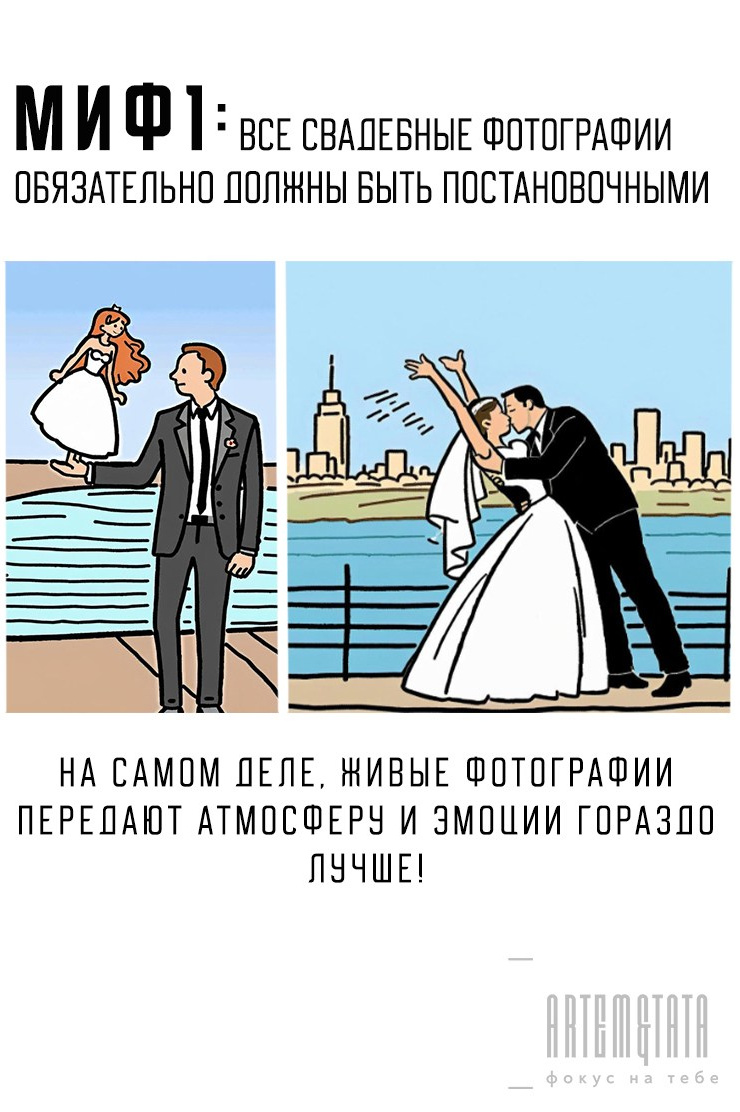 Мифы о Свадебной Фотографии: Разрушаем Стереотипы
