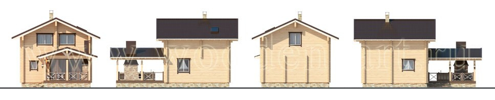 «Согласие» 129 кв. м. Проекты деревянных домов