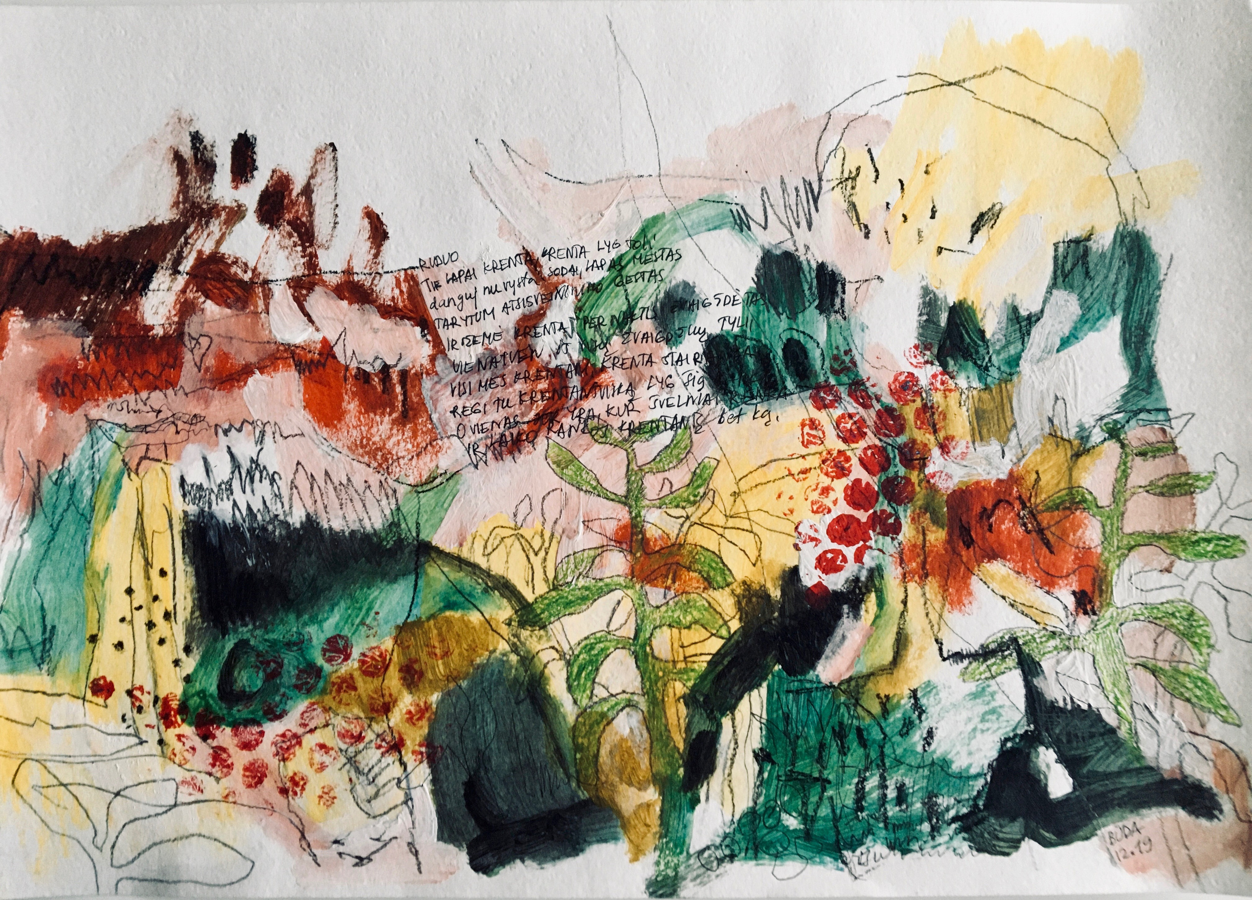 Series The Poetry. Художник Даля Бучионите