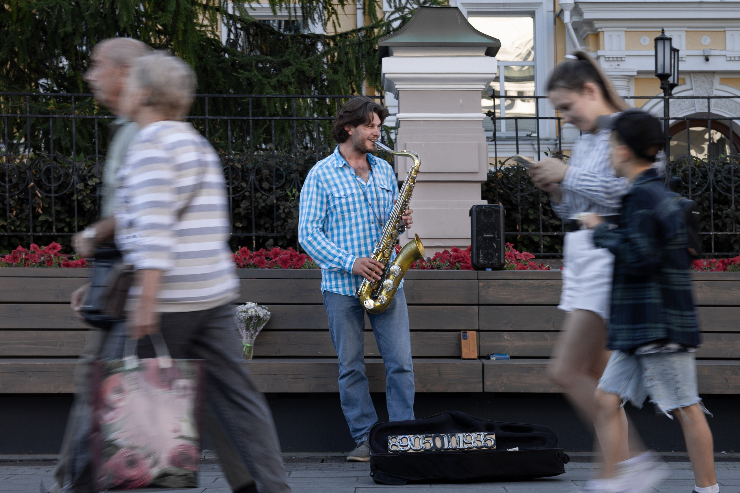 Уличные музыканты. Фотограф Дарья Улюсова