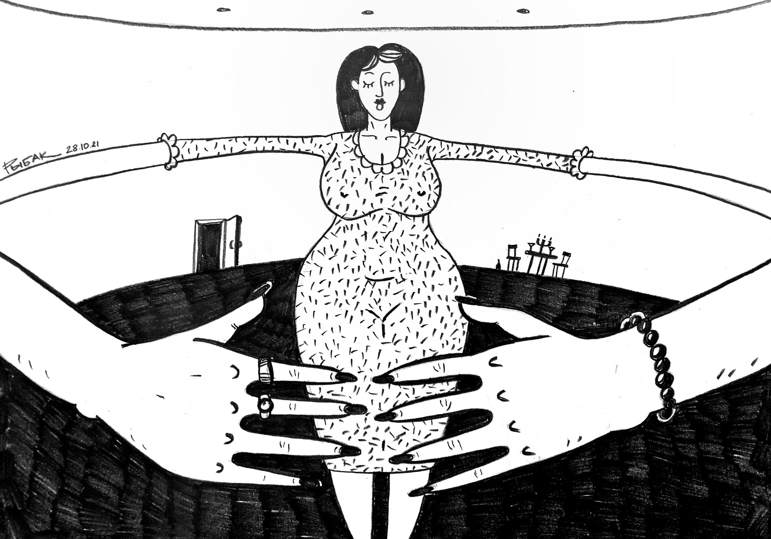 Серия Абсурдомы. Художник Рыбак Николай