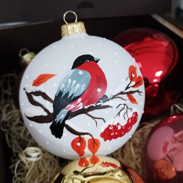 Магазин ёлочных шаров с ручной художественной росписью. Художественная ручная роспись елочных шаров, корпоративные подарки и восковые аромасвечи