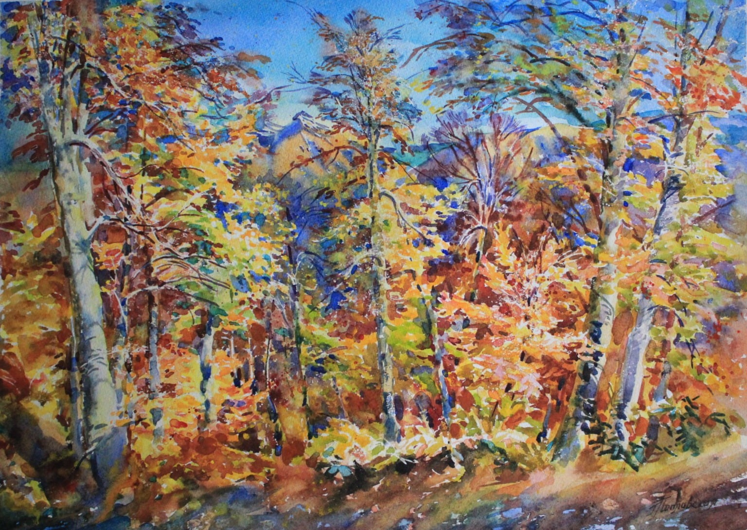 ПЕЙЗАЖИ. Свет акварели Галины Поплавской