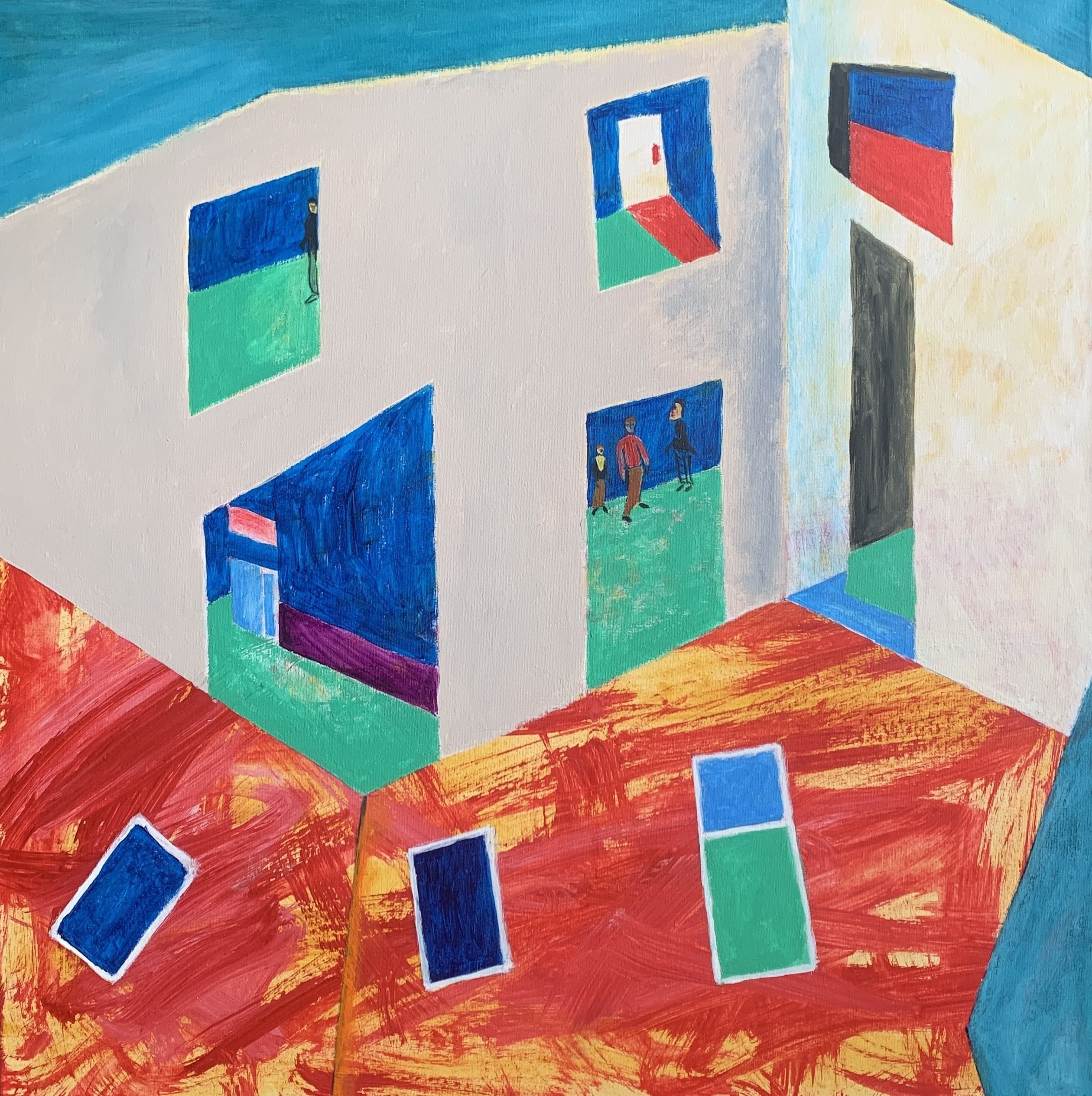 Люди и пространство. Artist Oleg Semenovykh