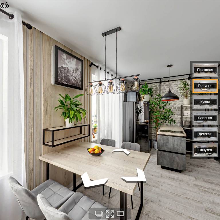 Создание виртуального тура по квартире для продажи — Панорамный фотограф Кузнецов Сергей