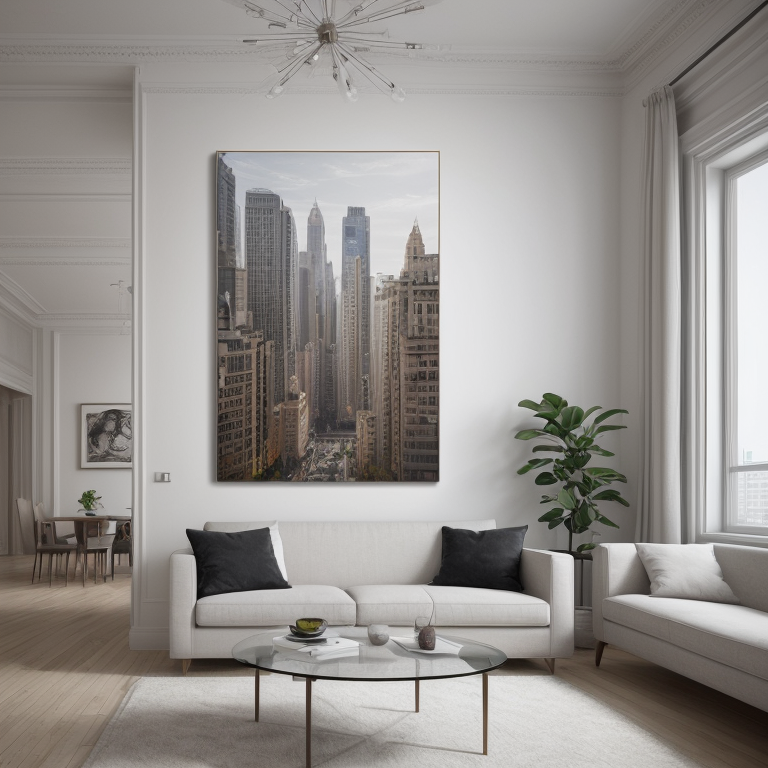 Интерьер созданный нейросетью