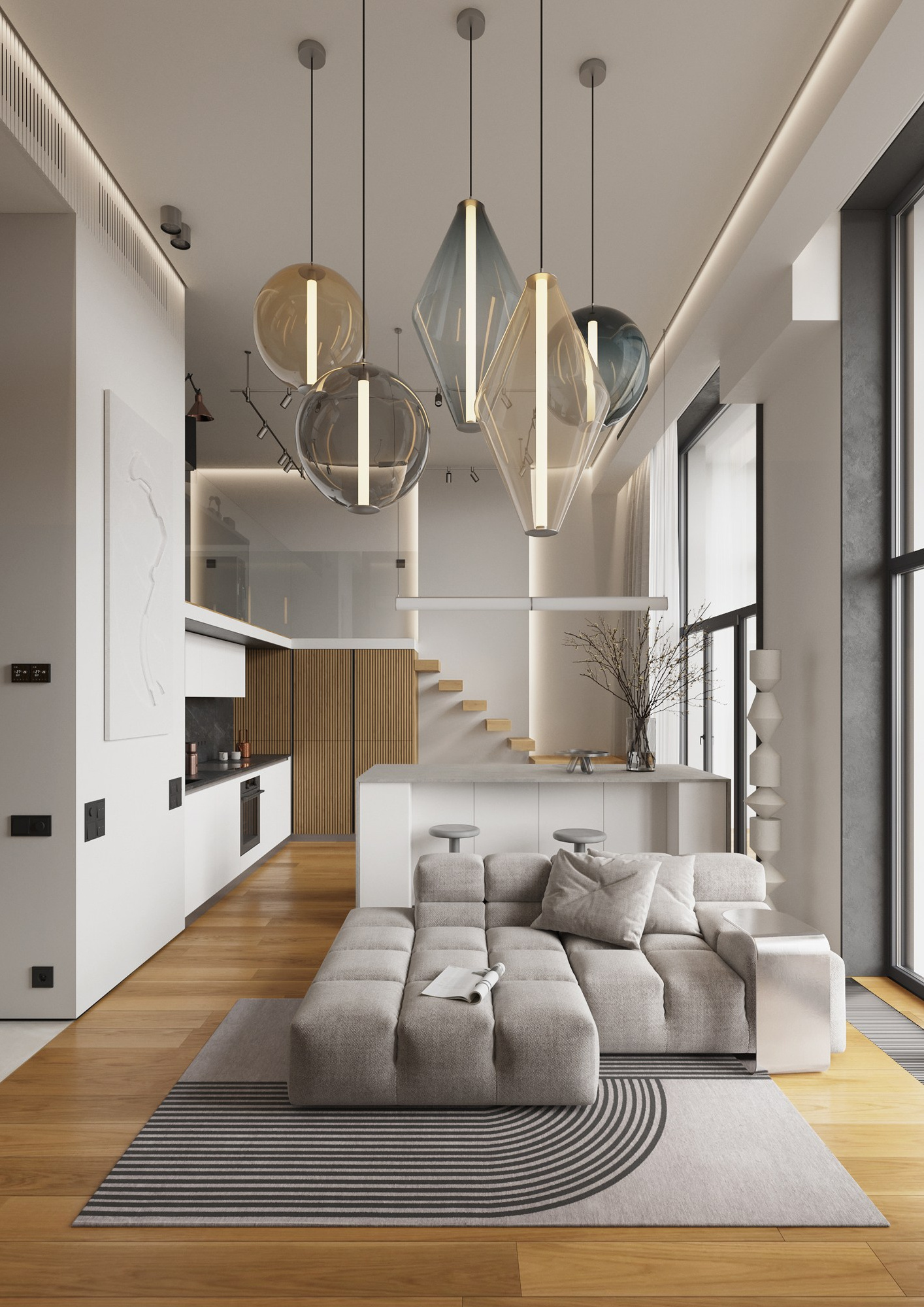 Визуализация квартиры в ЖК Событие. 3D визуализатор интерьеров Ксения Жарко