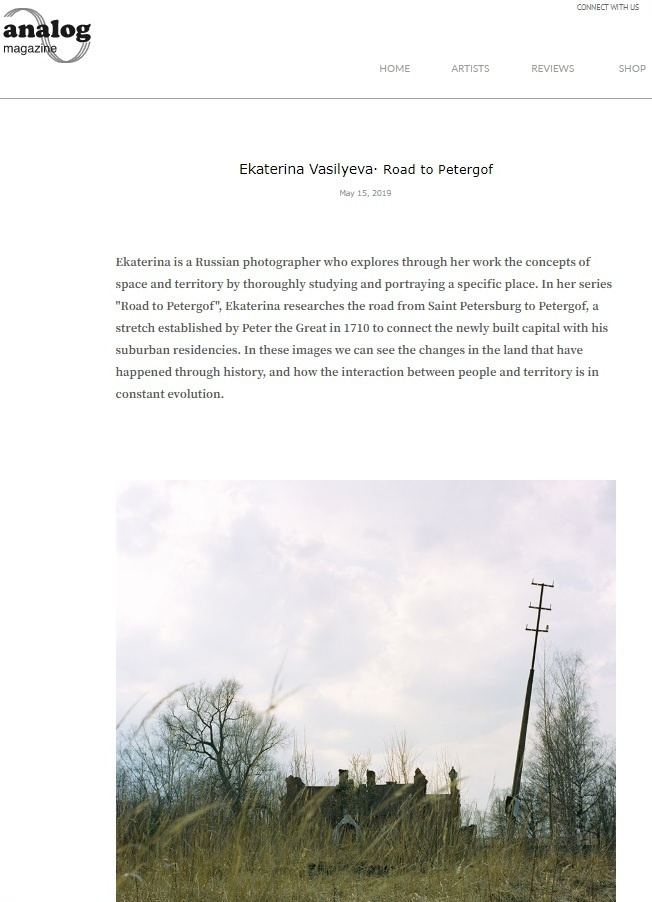 ''Analog'' Magazine. Ekaterina Vasilyeva photographer