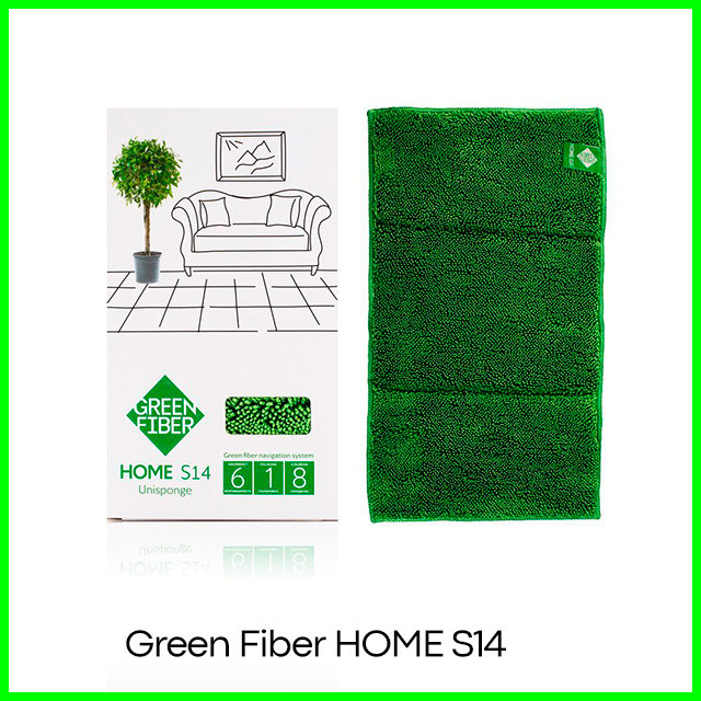 Спонж Твист Green Fiber HOME S14, зеленый