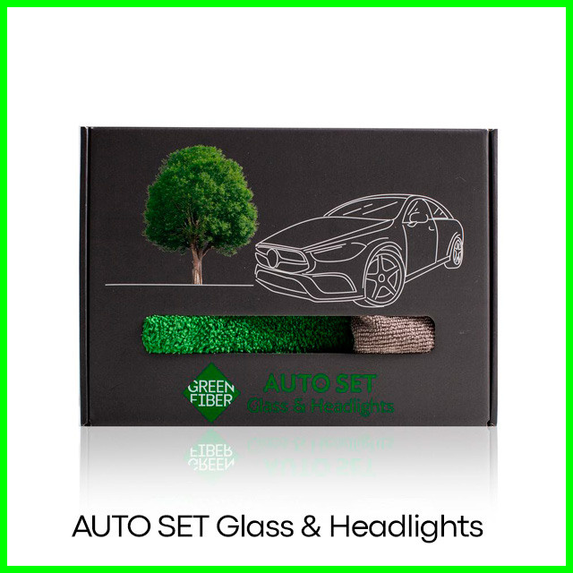 Набор для ухода за стеклом и фарами AUTO SET Glass & Headlights